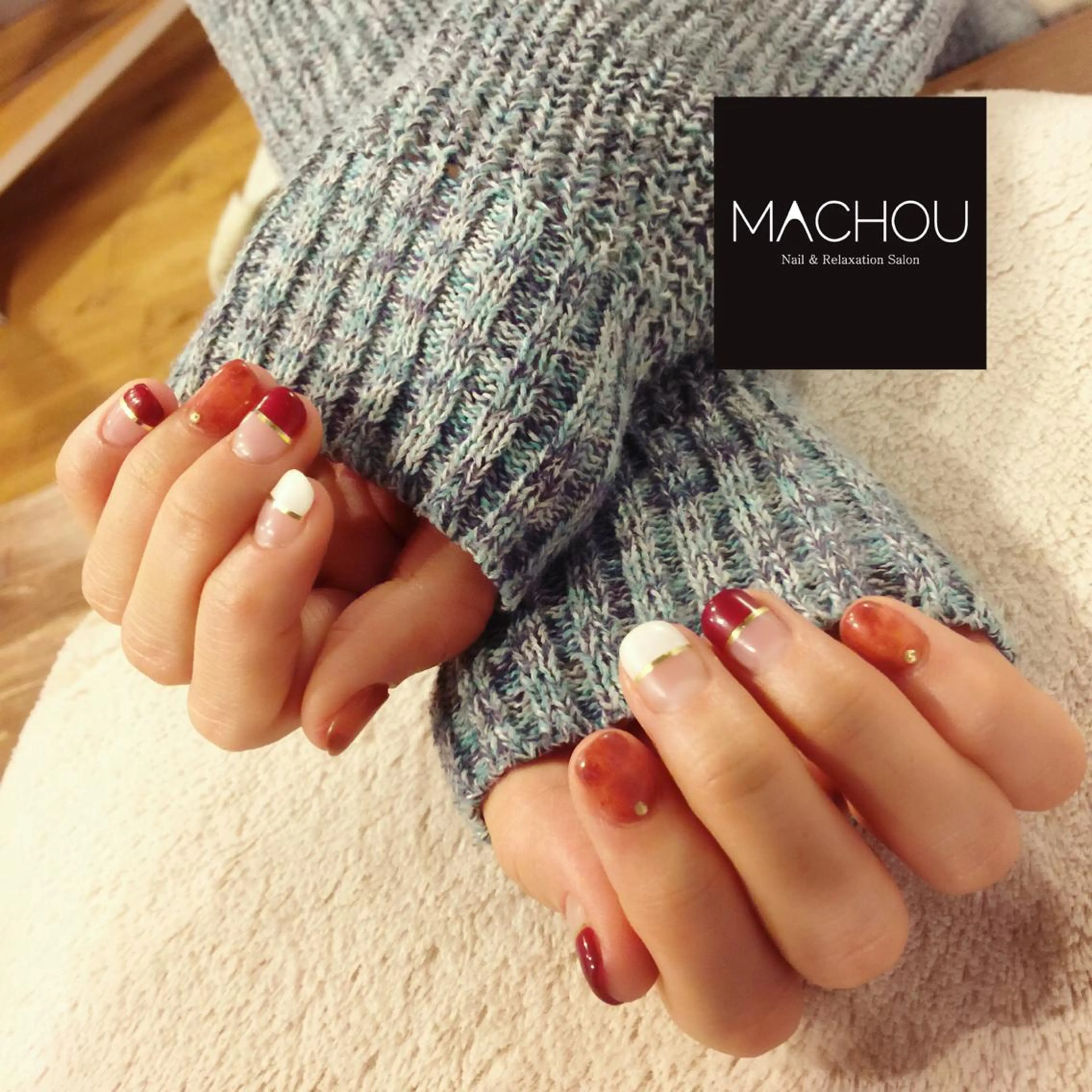 ネイル べっ甲ネイル MACHOU所属・tomomi MACHOUのネイルデザイン