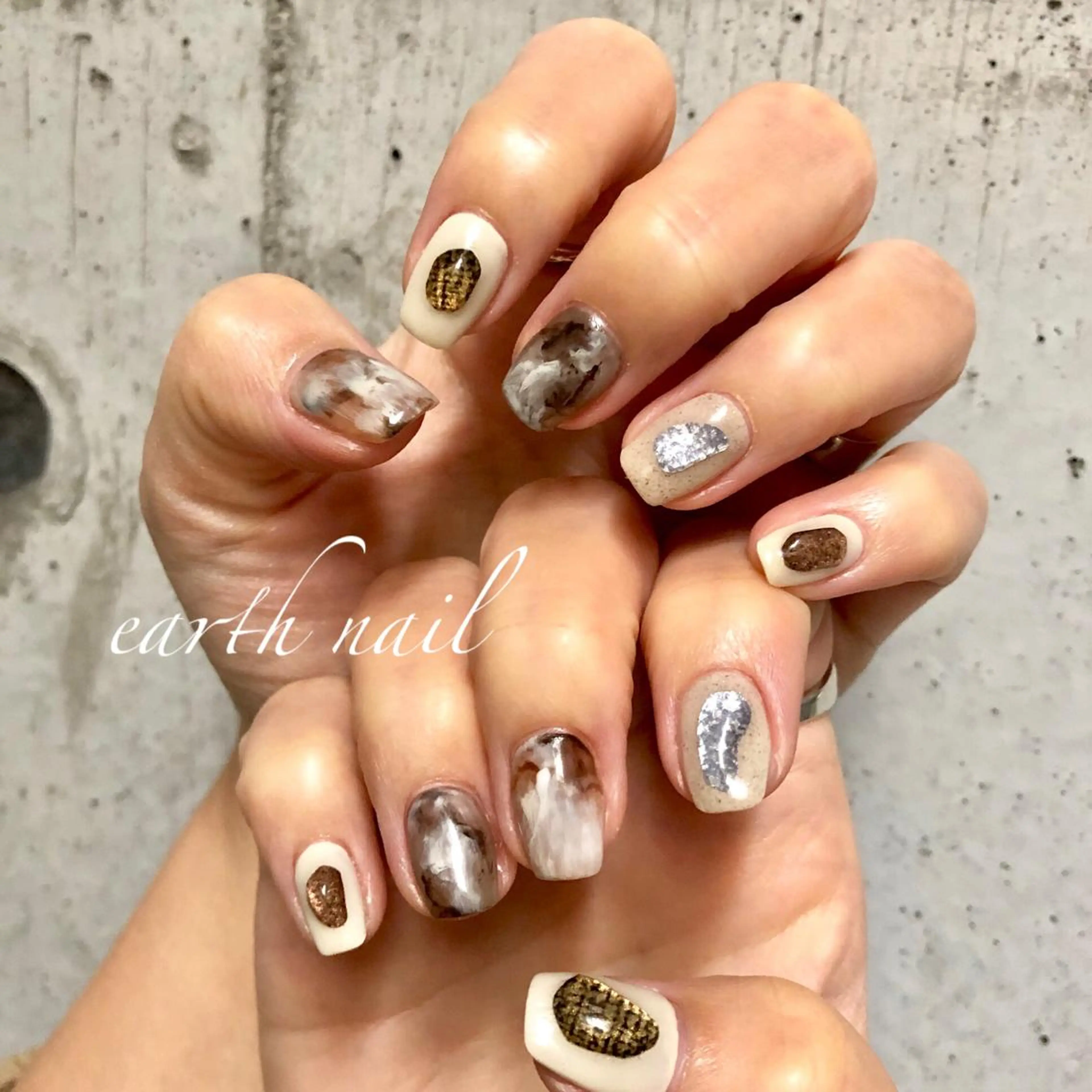 ネイル ハンドネイル 🧁🥕 asukaのネイルデザイン