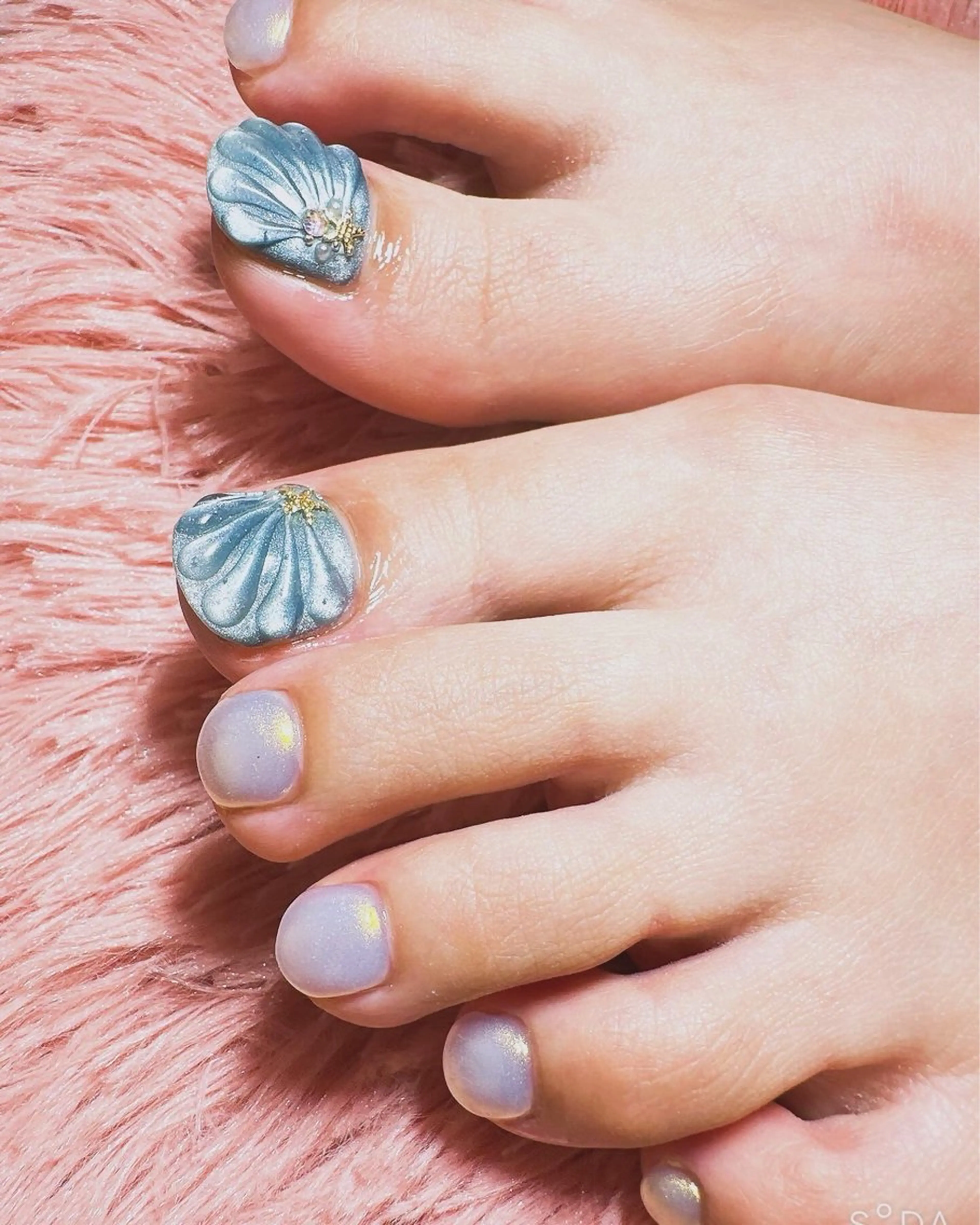 ネイル フットネイル フットネイル Cheeme Nailのネイルデザイン
