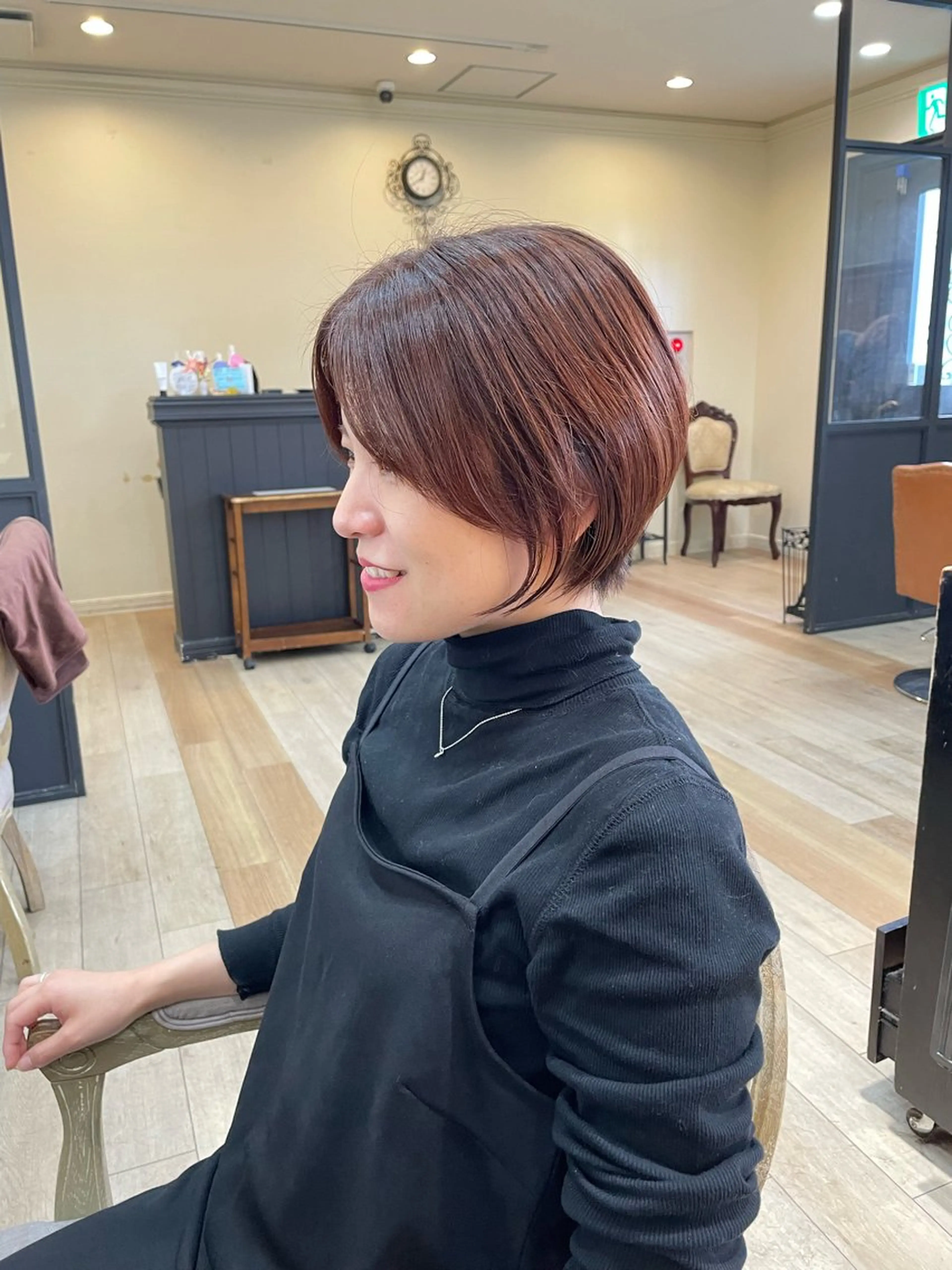 ショート くびれヘア ショートヘア 亀川蓮 Agu hairのヘアスタイル