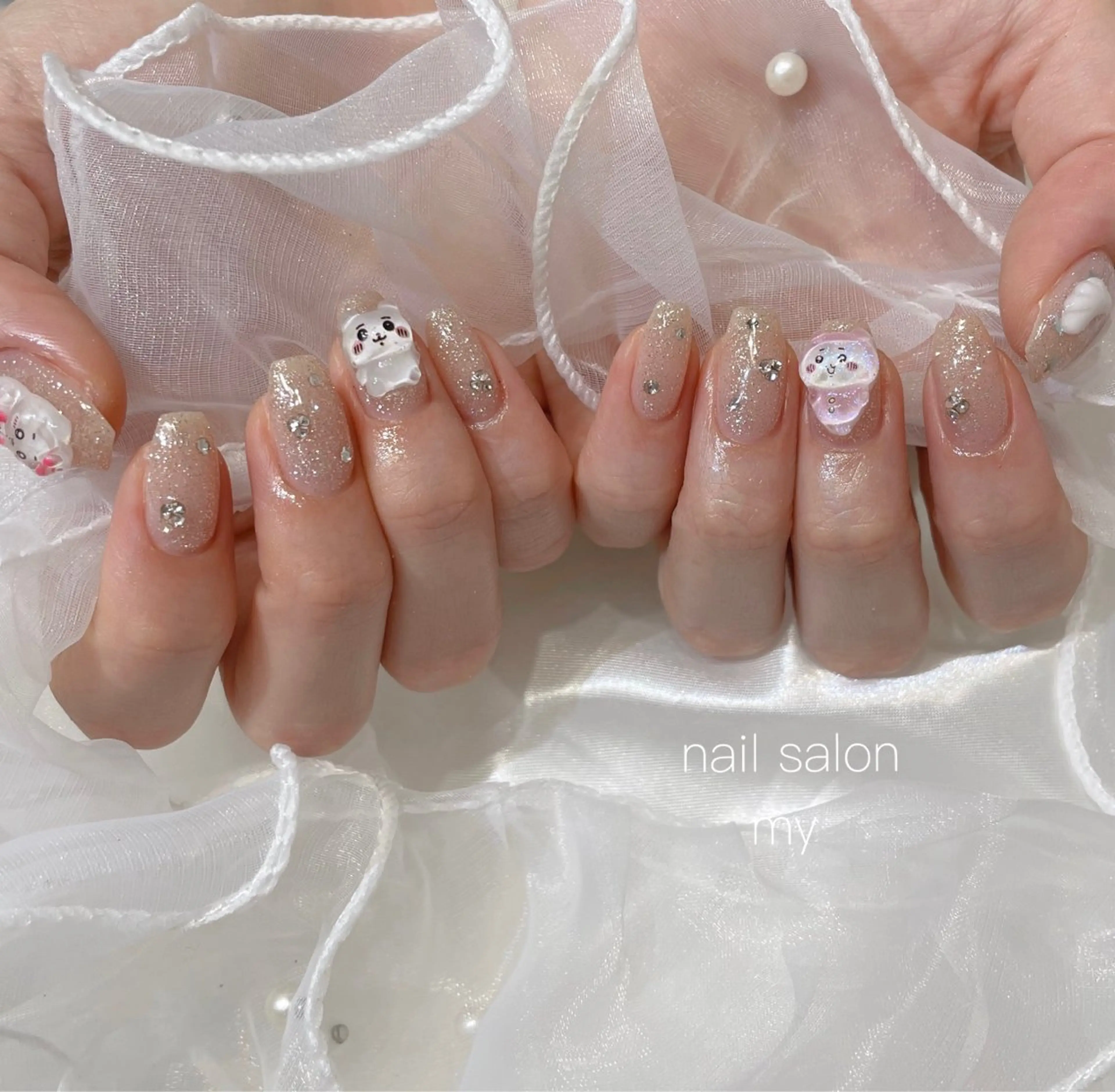 ネイル ジェルネイル 韓国ネイル マグネットネイル ニュアンスネイル パラジェル ハンドネイル Nail salon MY所属・NailSalon MYのネイルデザイン