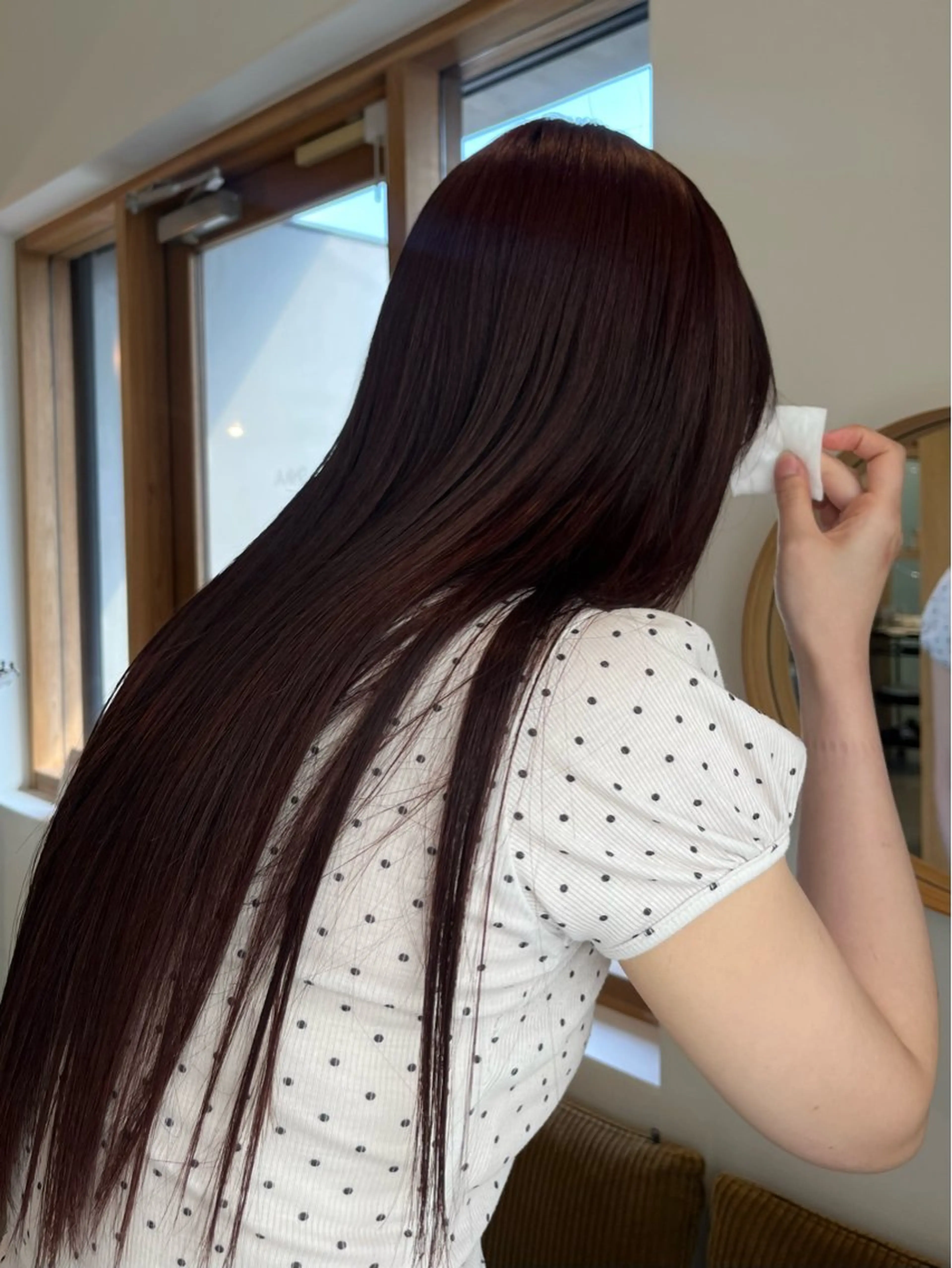 ロング カラー ブリーチ ダブルカラー ブリーチなしカラー YUI／透明感カラー /レイヤーカット🦢のヘアスタイル