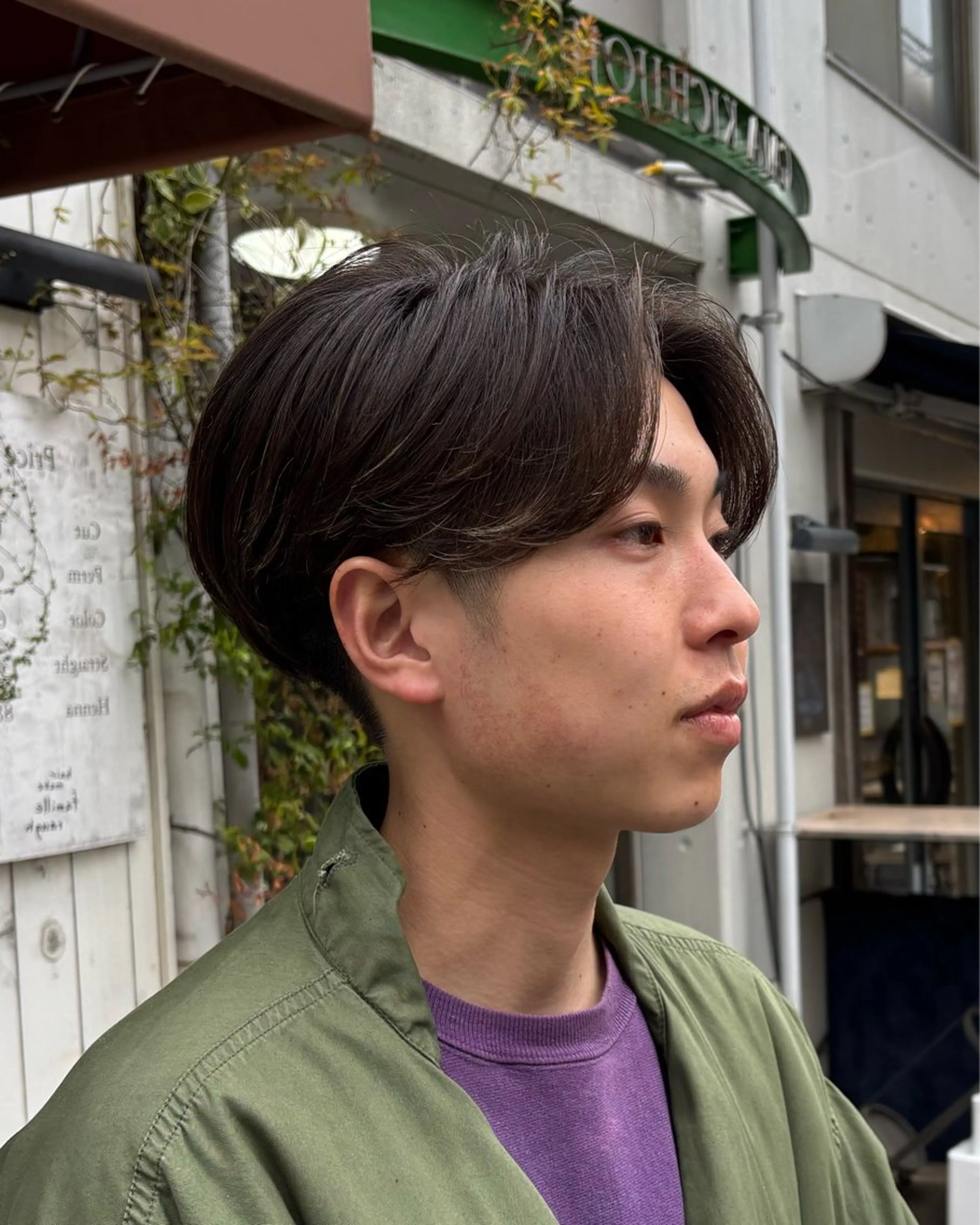 ミディアム パーマ メンズ ミディアムパーマ メンズパーマ ニュアンスパーマ カット パーマ homme, famille raugh【オム・ファミーユ・ラグ】所属・【メンズ特化】パーマ /マッシュ/たいちのヘアスタイル