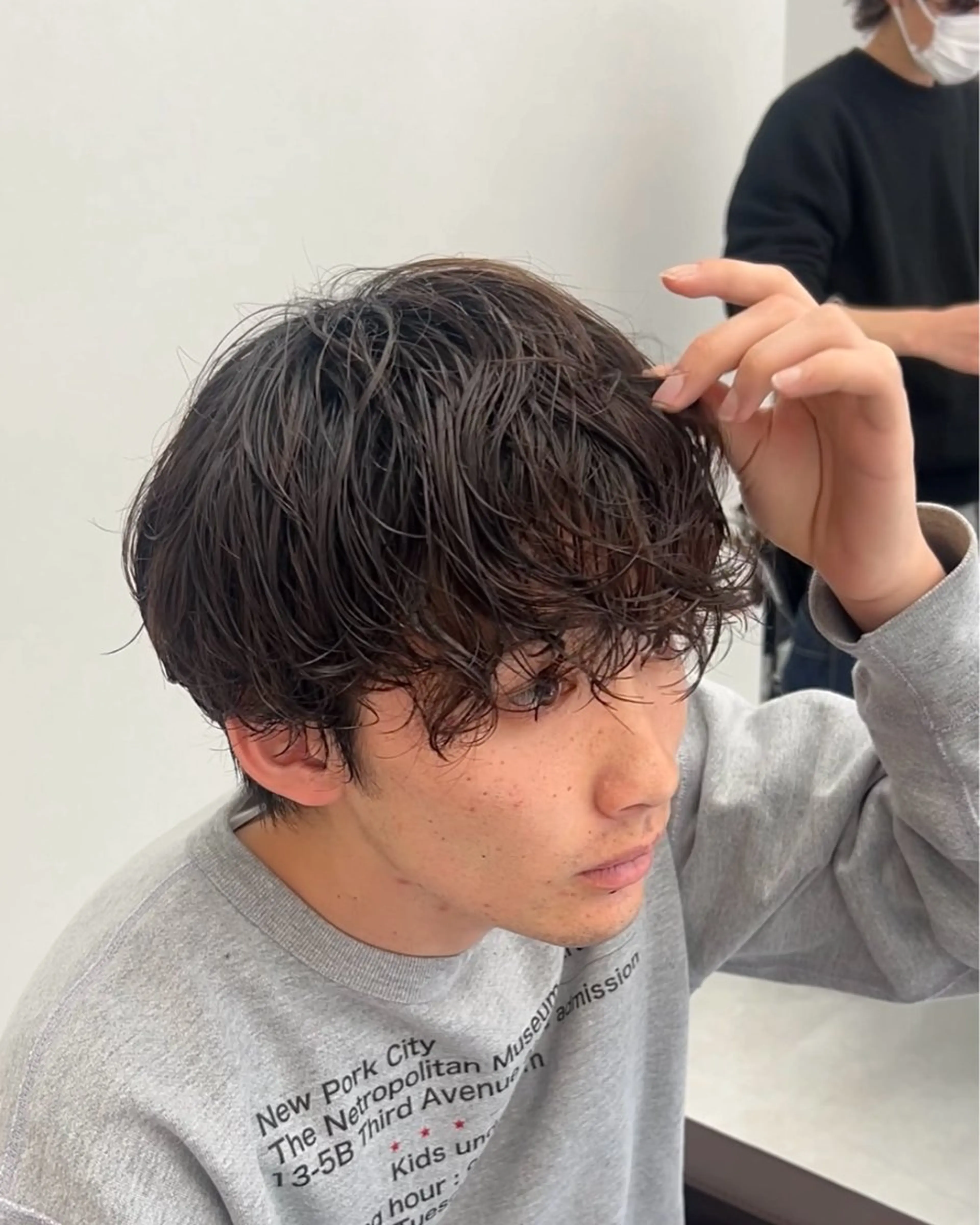 パーマ メンズ カット パーマ トリートメント ヘッドスパ ヘアセット シャドウパーマ/ メンズ/KENTAのヘアスタイル