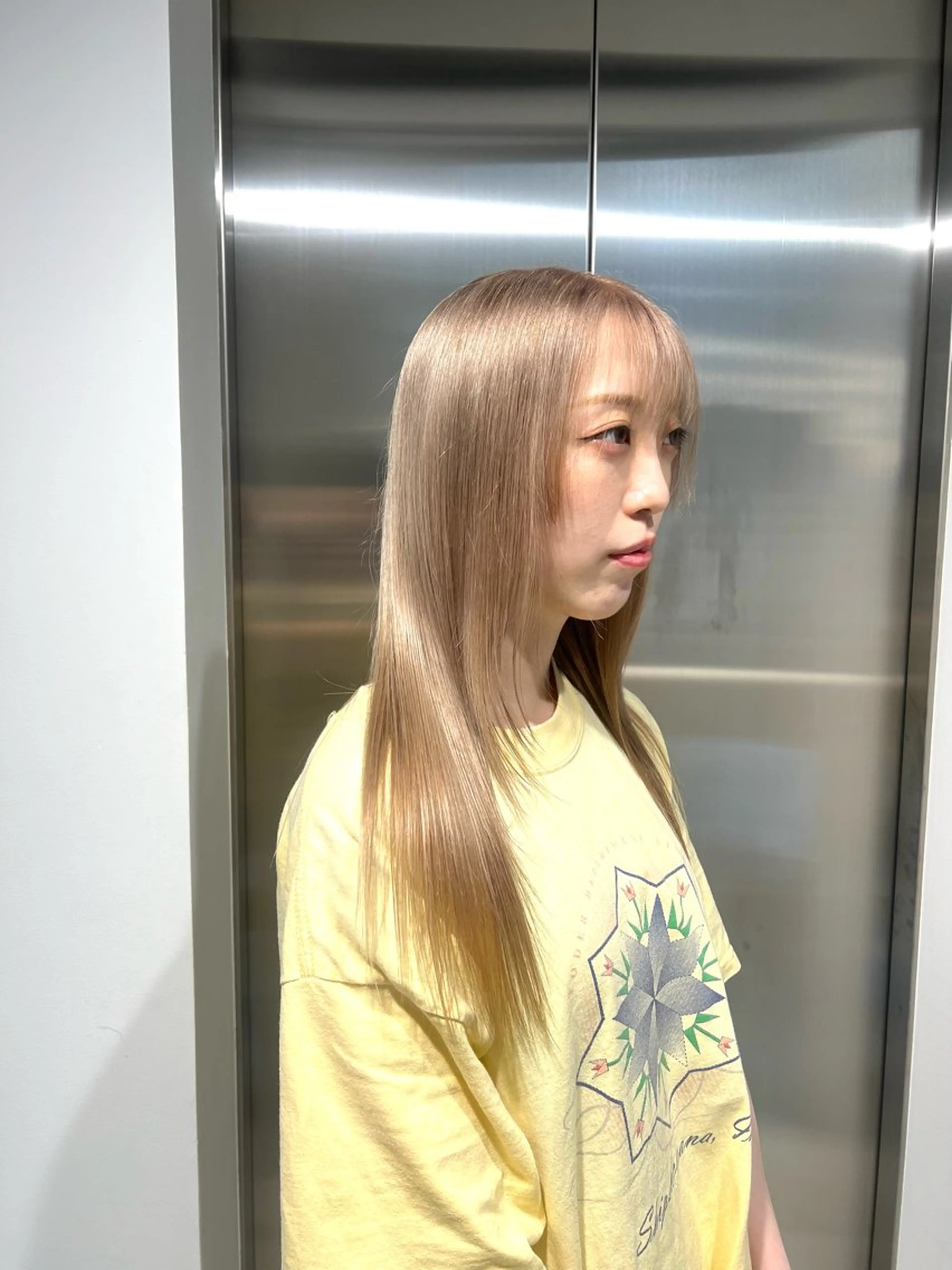 ロング カラー カット ヘアカラー トリートメント ブリーチなし 透明感🔅KANTAのヘアスタイル