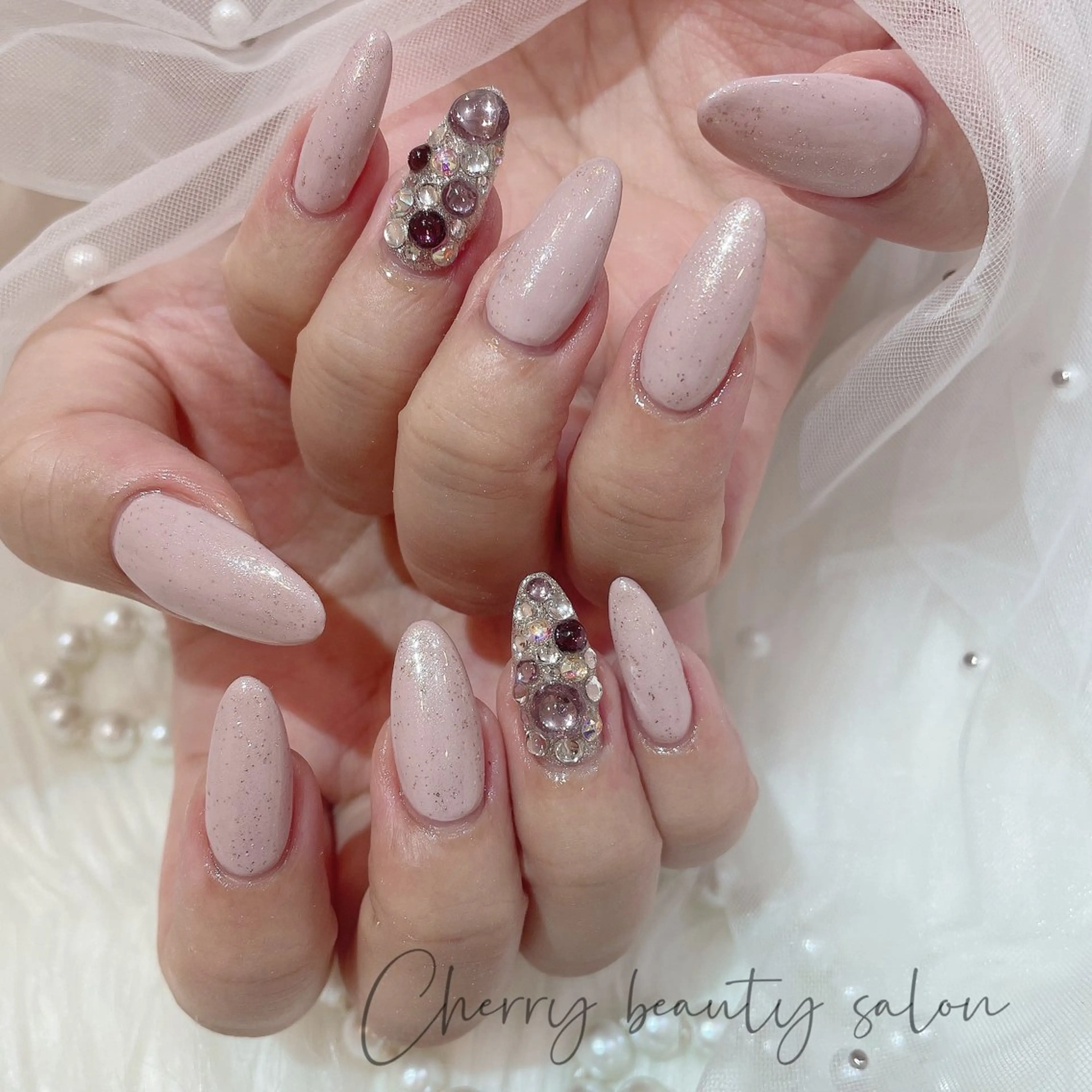 ネイル ハンドネイル ハンドケア SAKURA 🍒のネイルデザイン