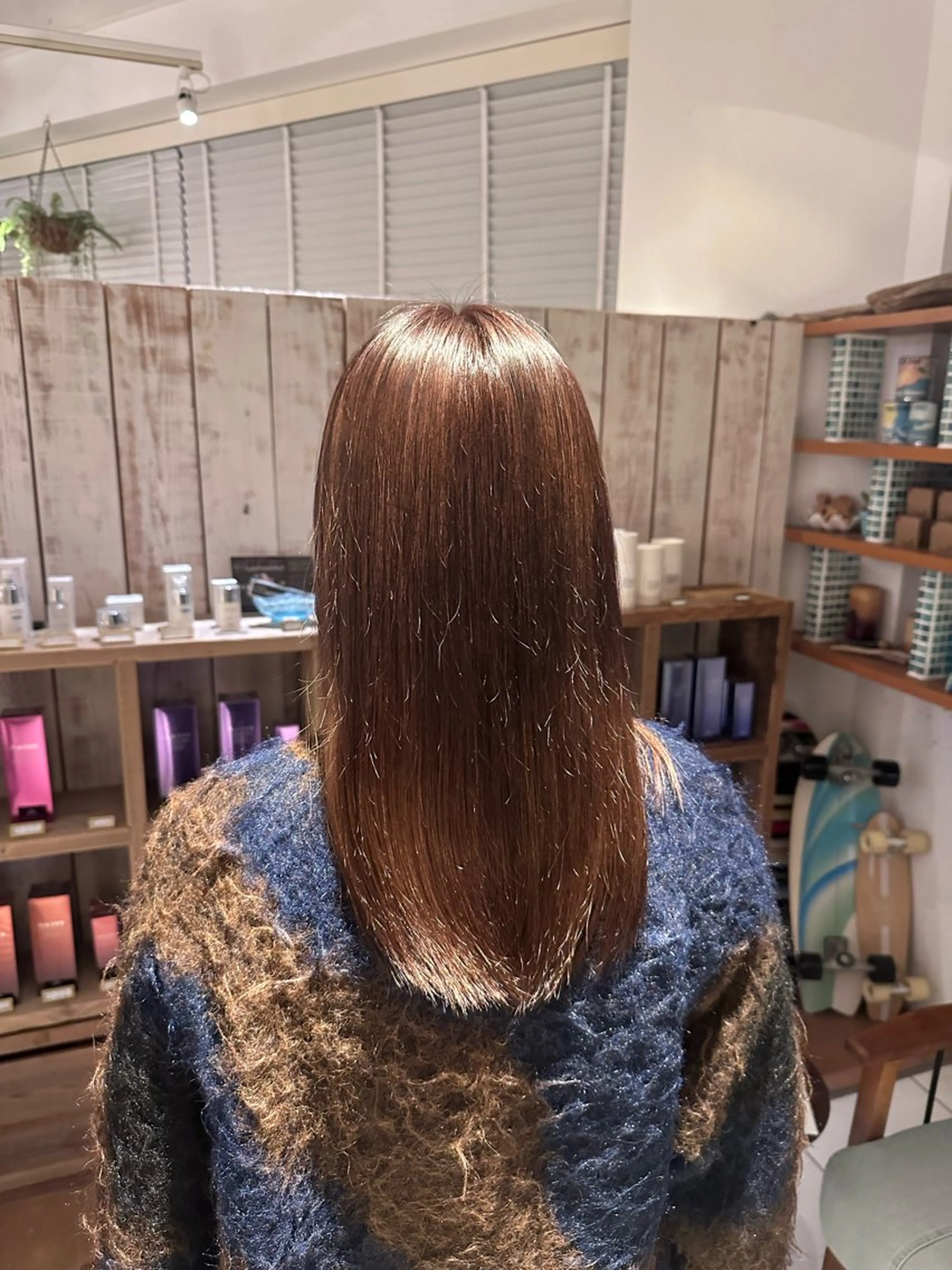 ロング カラー ブラウンカラー Rio 🫧金沢文庫のヘアスタイル