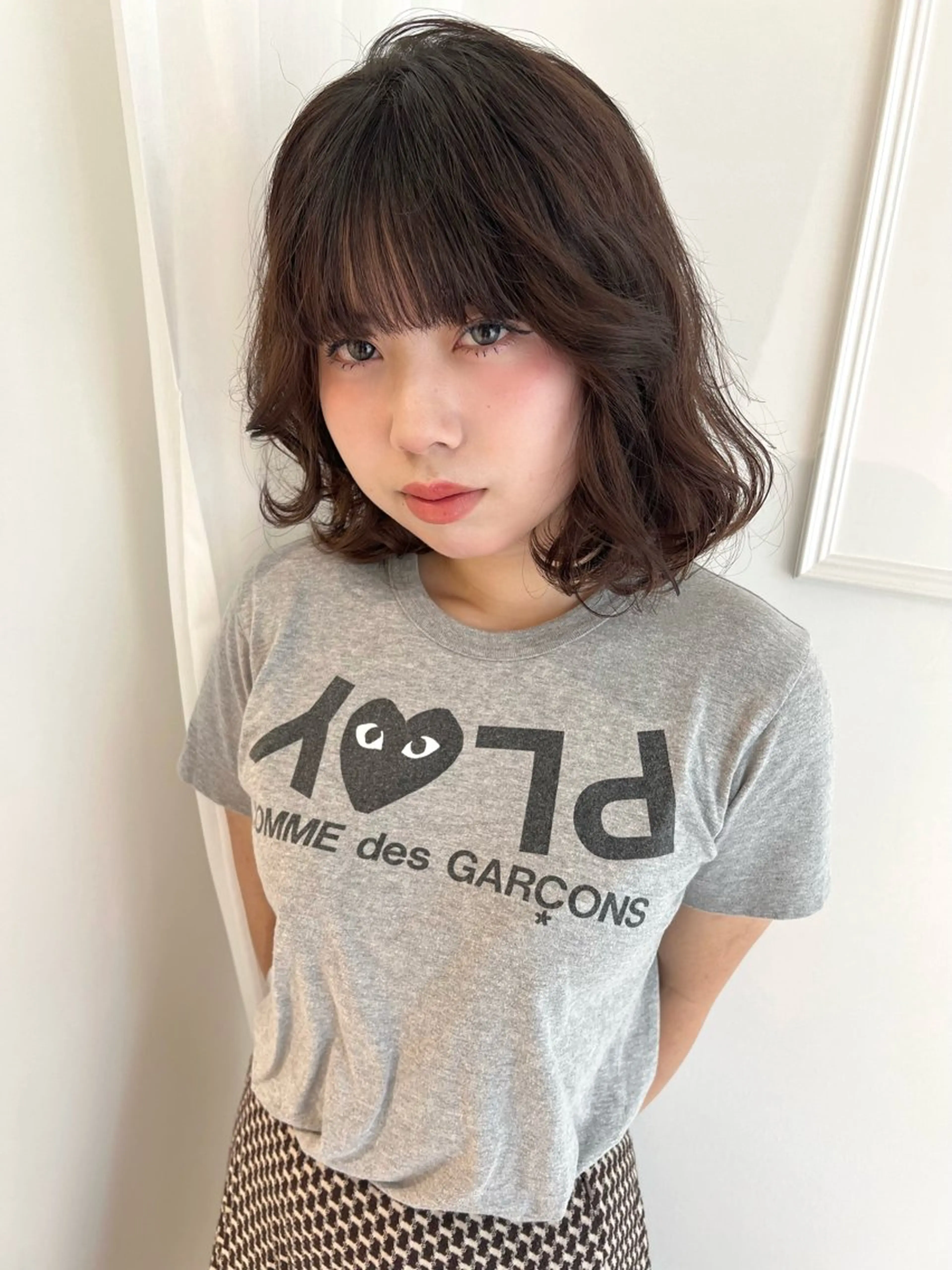 ショート ParveMix 佐々木梨紗🤍のヘアスタイル