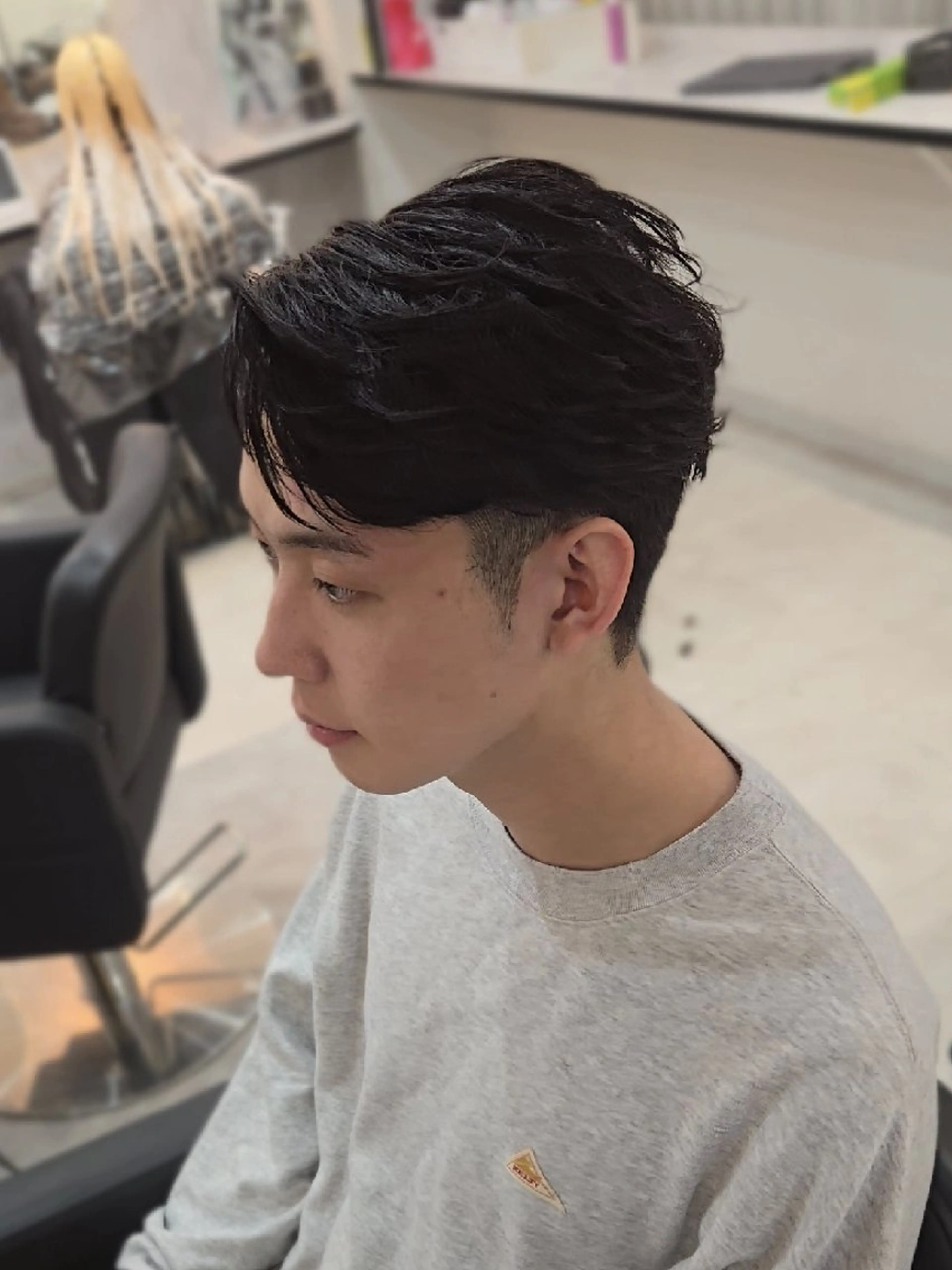 メンズ ショート メンズ韓国風 韓国風ヘア ショートヘア カット ヘアセット Lapis 名古屋駅前店所属・LEN名古屋/パーマ メンズ特化美容師のヘアスタイル