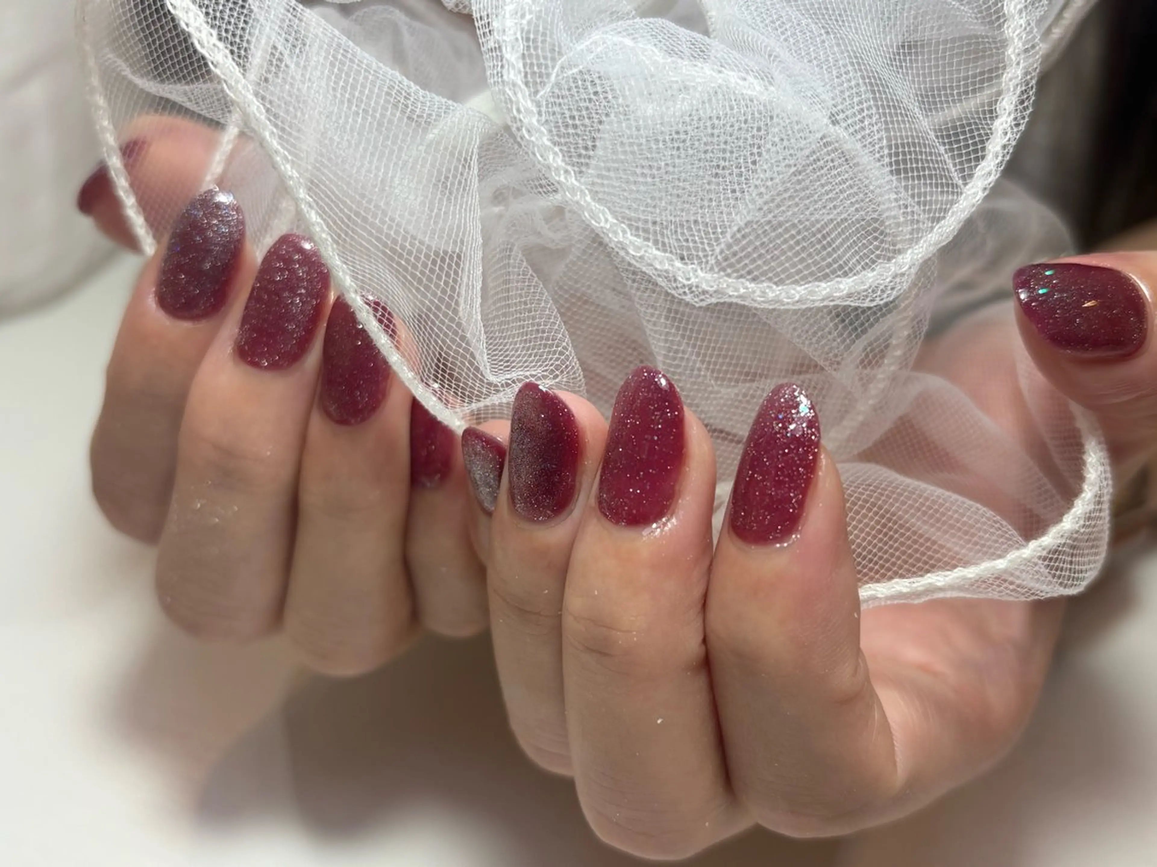 話題のマグネットネイル💅（オフなし）の写真