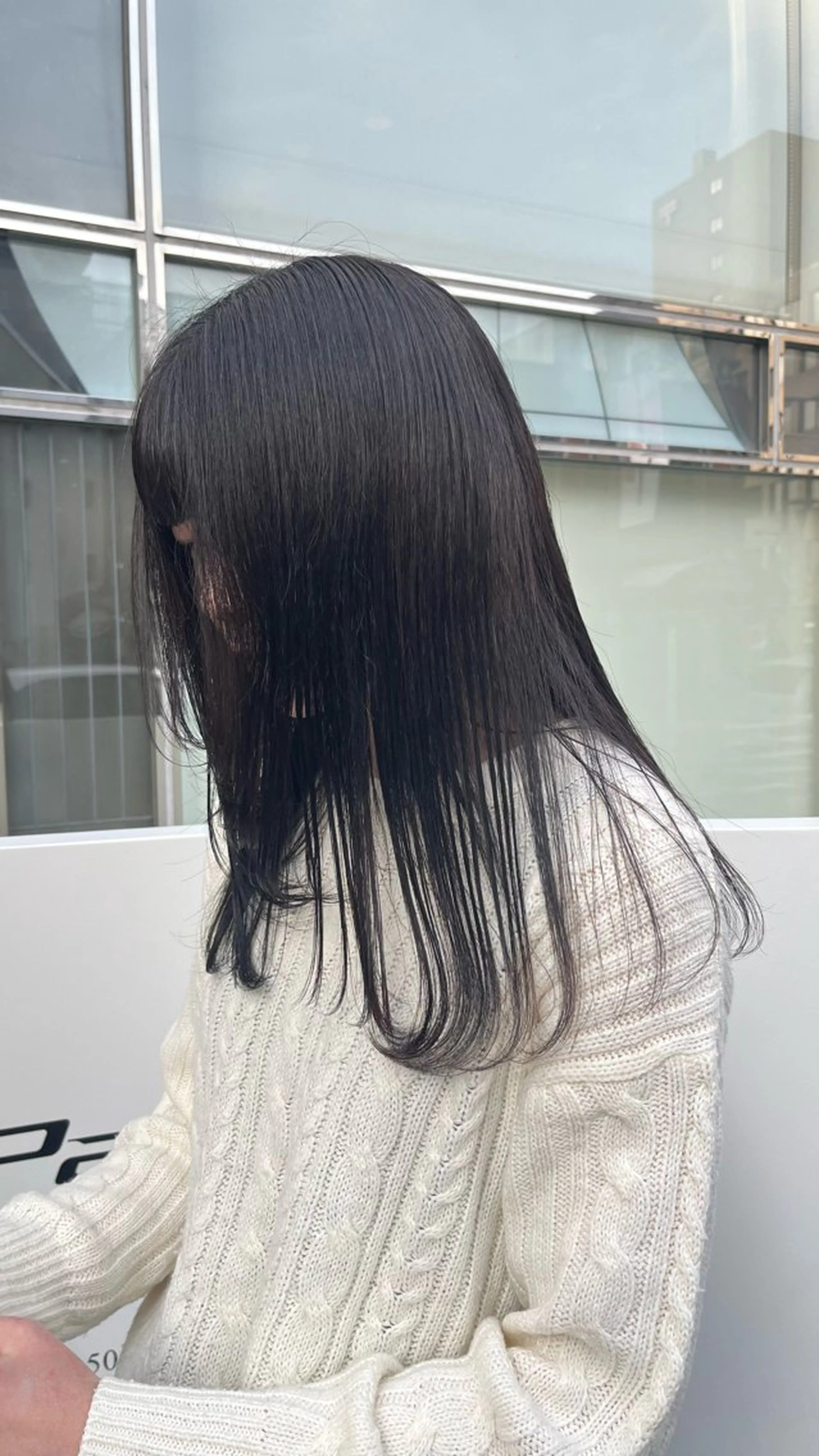 セミロング ヘアカラー ParveMix 🌝🫧山本 玲南のヘアスタイル