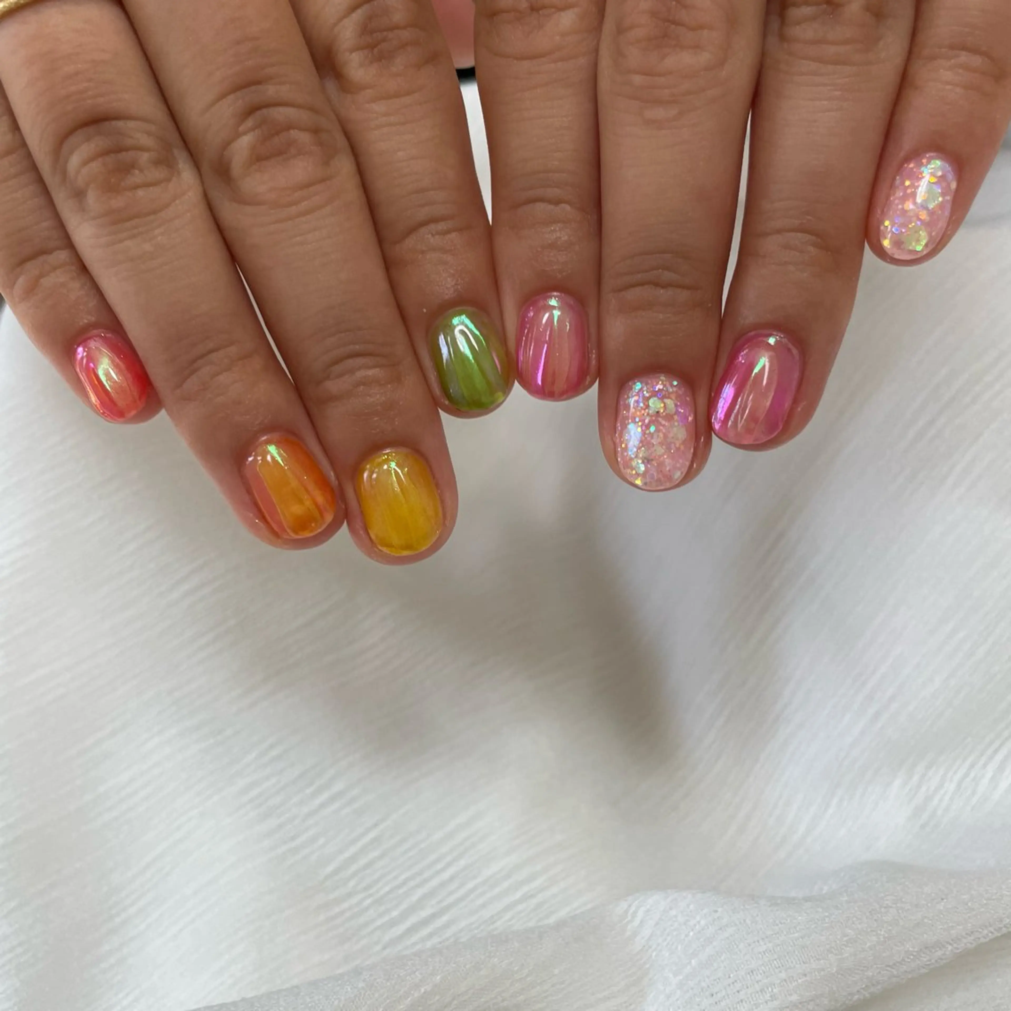 ネイル 韓国ネイル ニュアンスネイル Colorer'me クロレミーのネイルデザイン