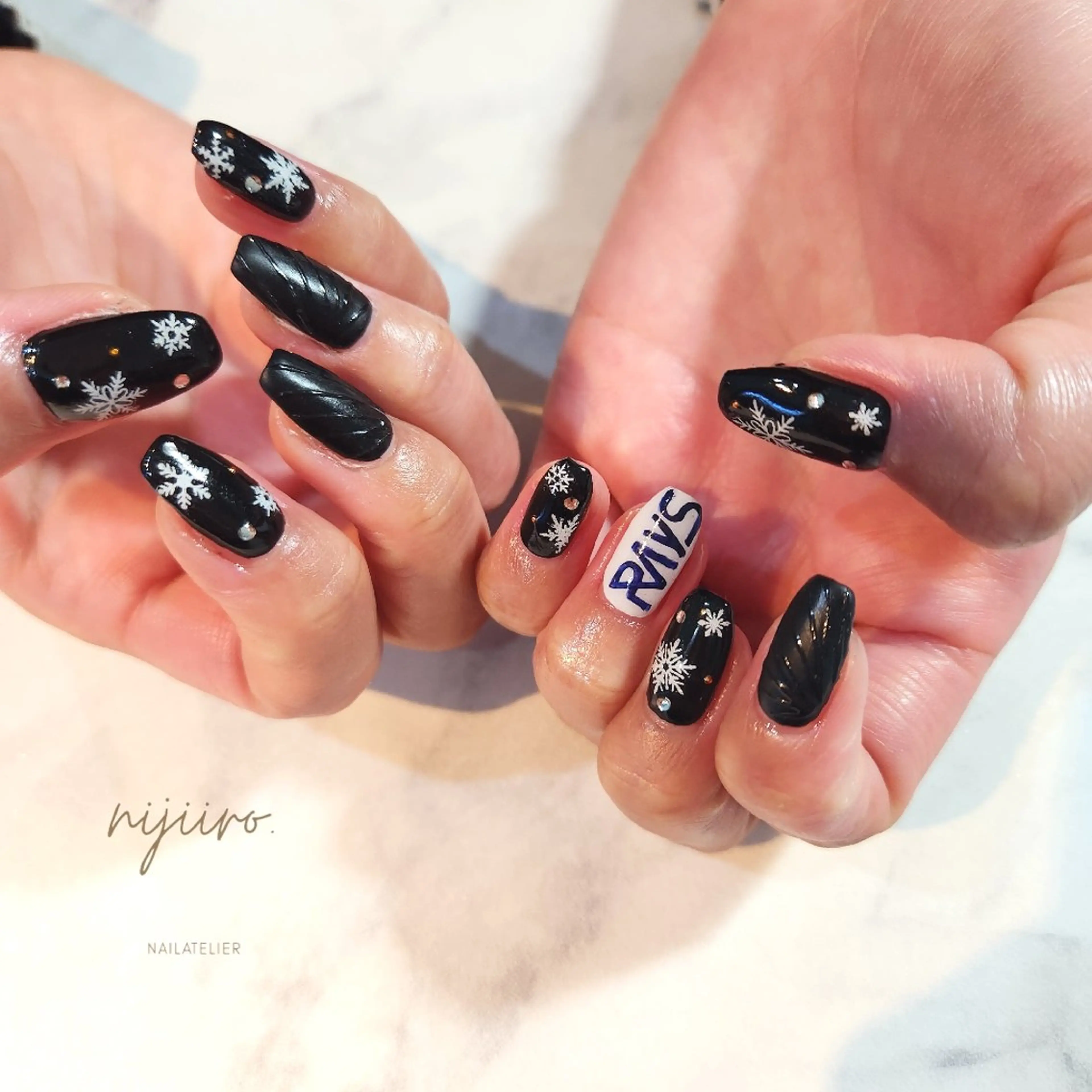 ネイル ハンドネイル nailatelier nijiiro.所属・nijiiro🌈 サトウのネイルデザイン
