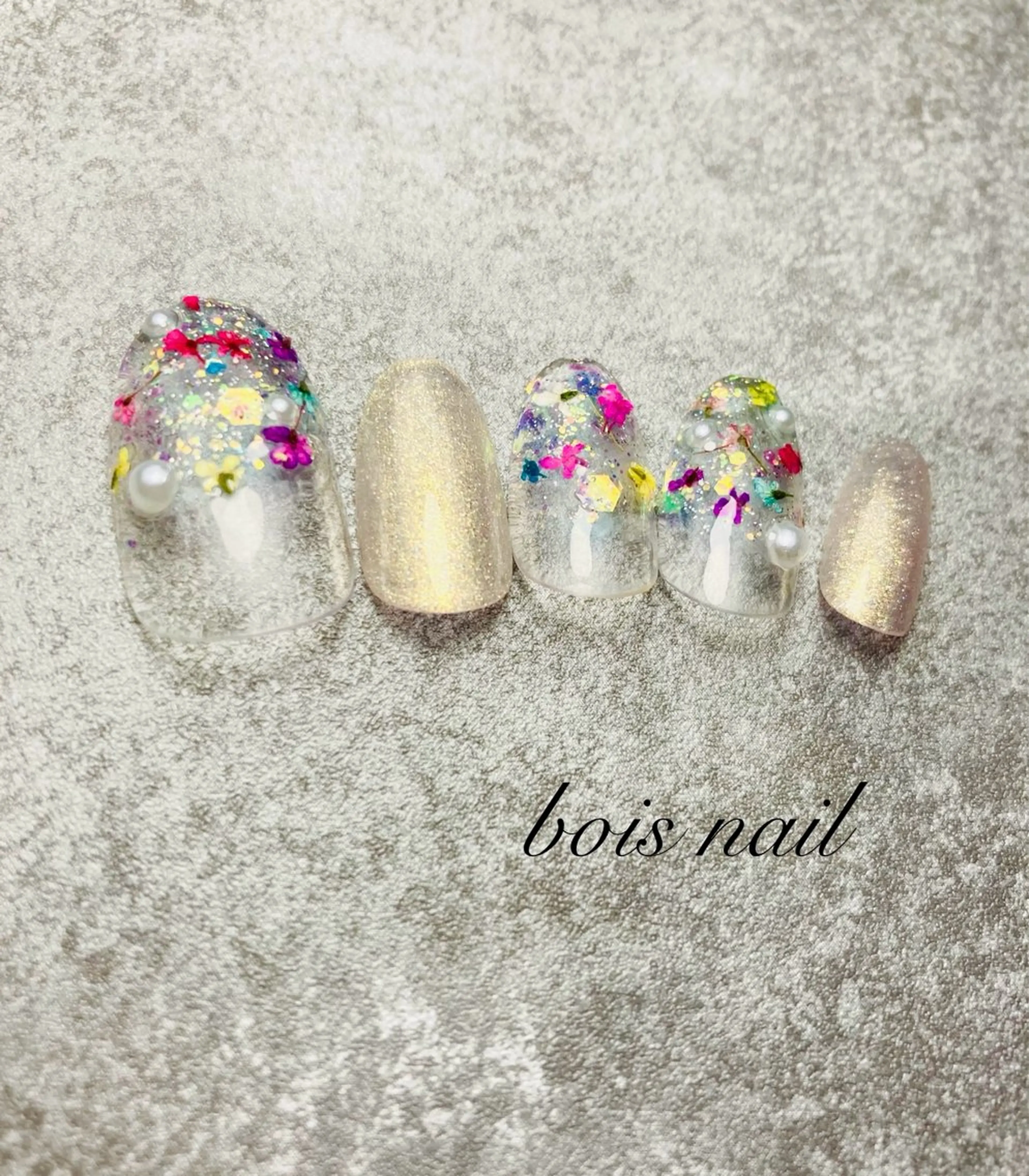 ネイル ニュアンスネイル bois nail ボワネイル北巽のネイルデザイン