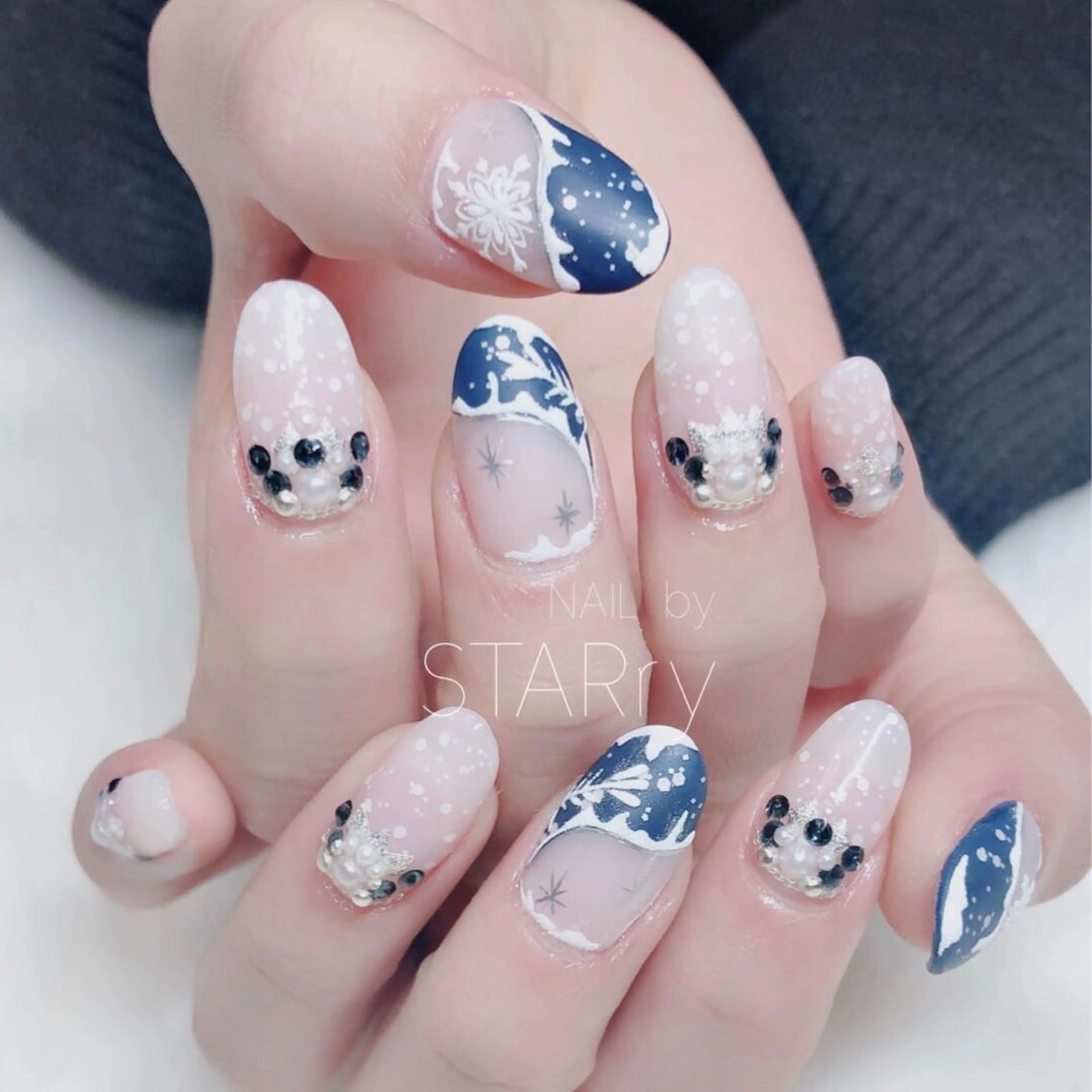 ネイル アートネイル ジェルネイル ニュアンスネイル NAIL by STARry 川口のネイルデザイン
