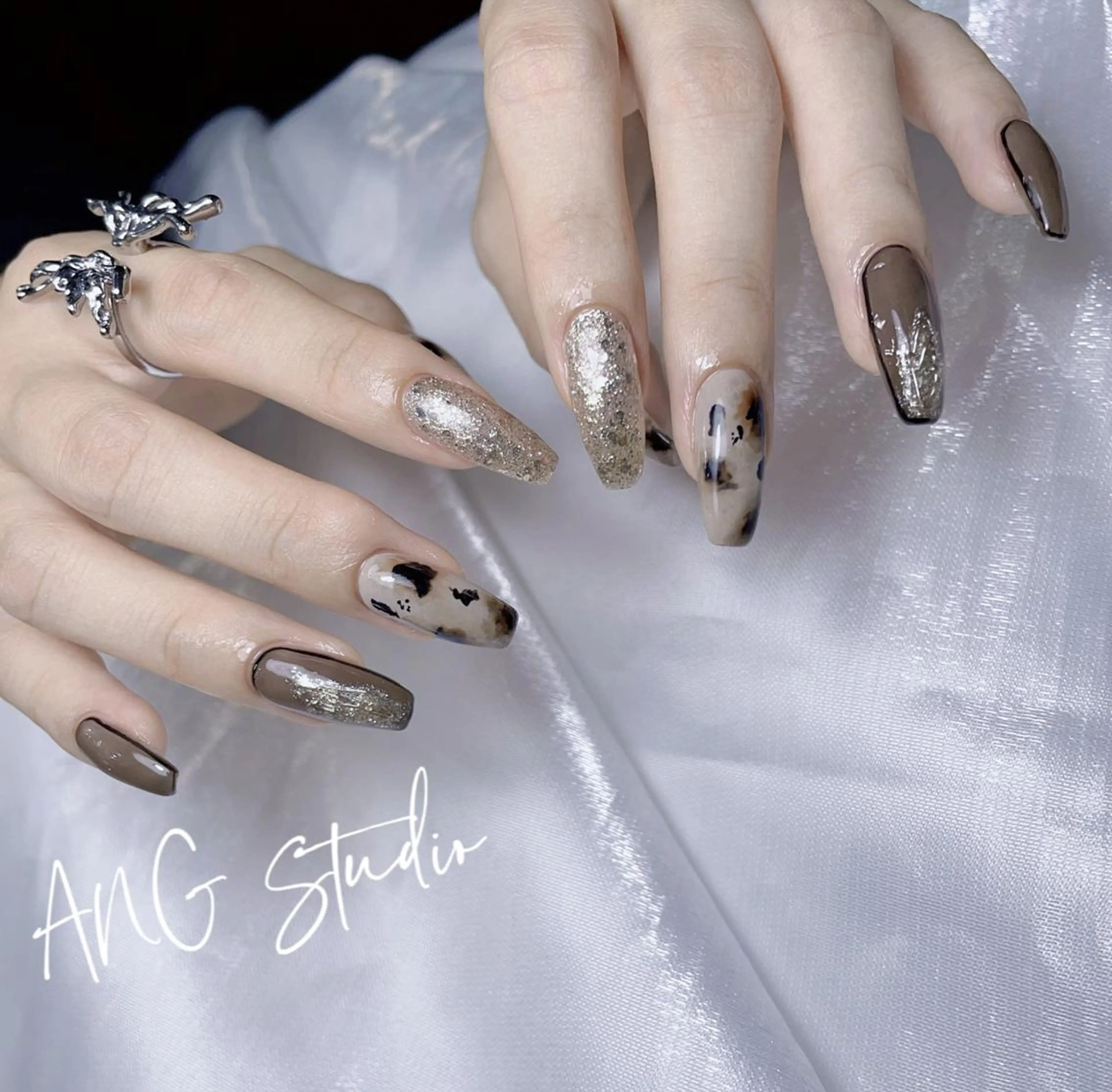 ネイル ANG アクリル スカルプ専門🌸のネイルデザイン