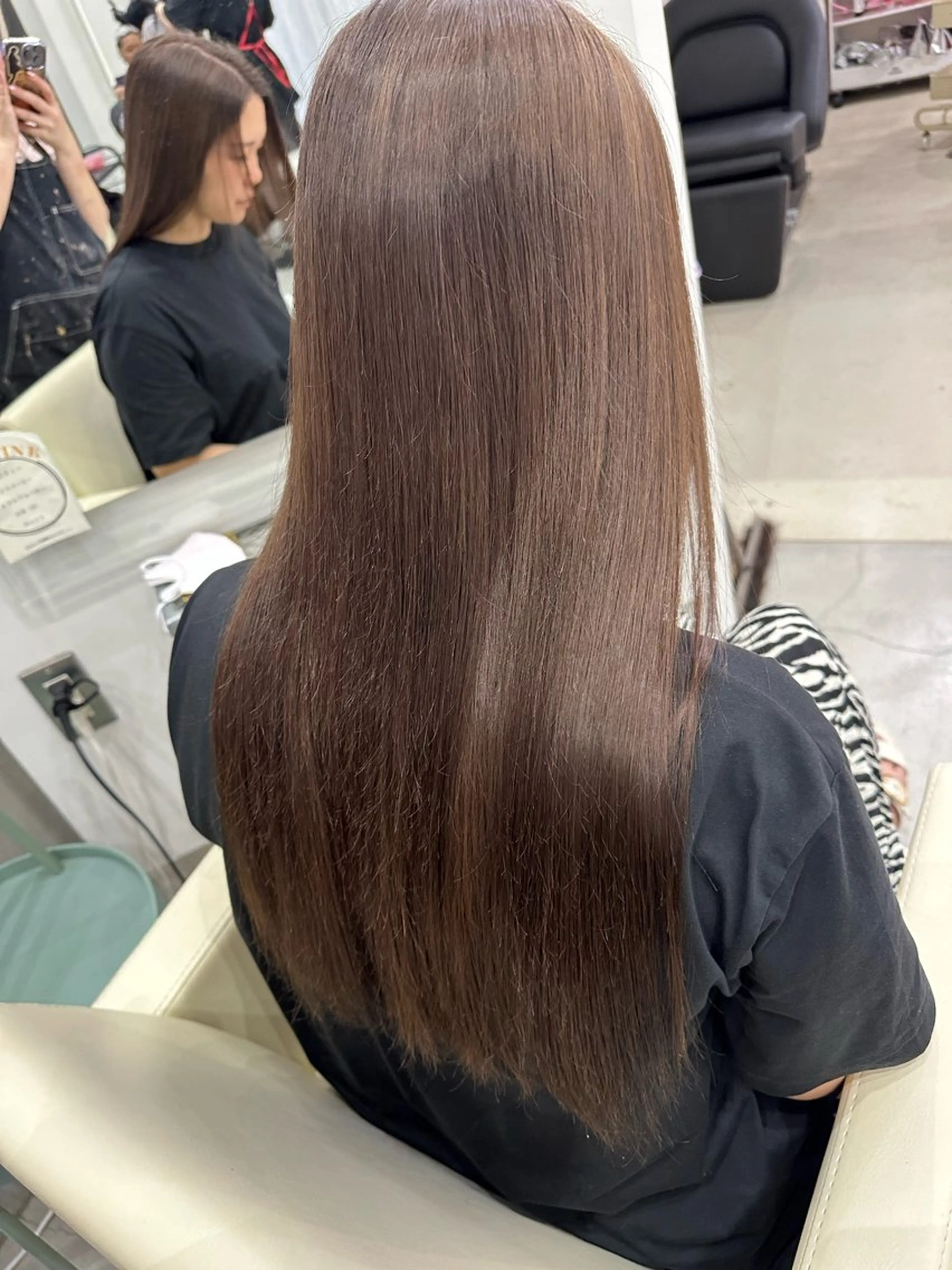 ロング カラー solua所属・さあや 【透け感/艶感】のヘアスタイル