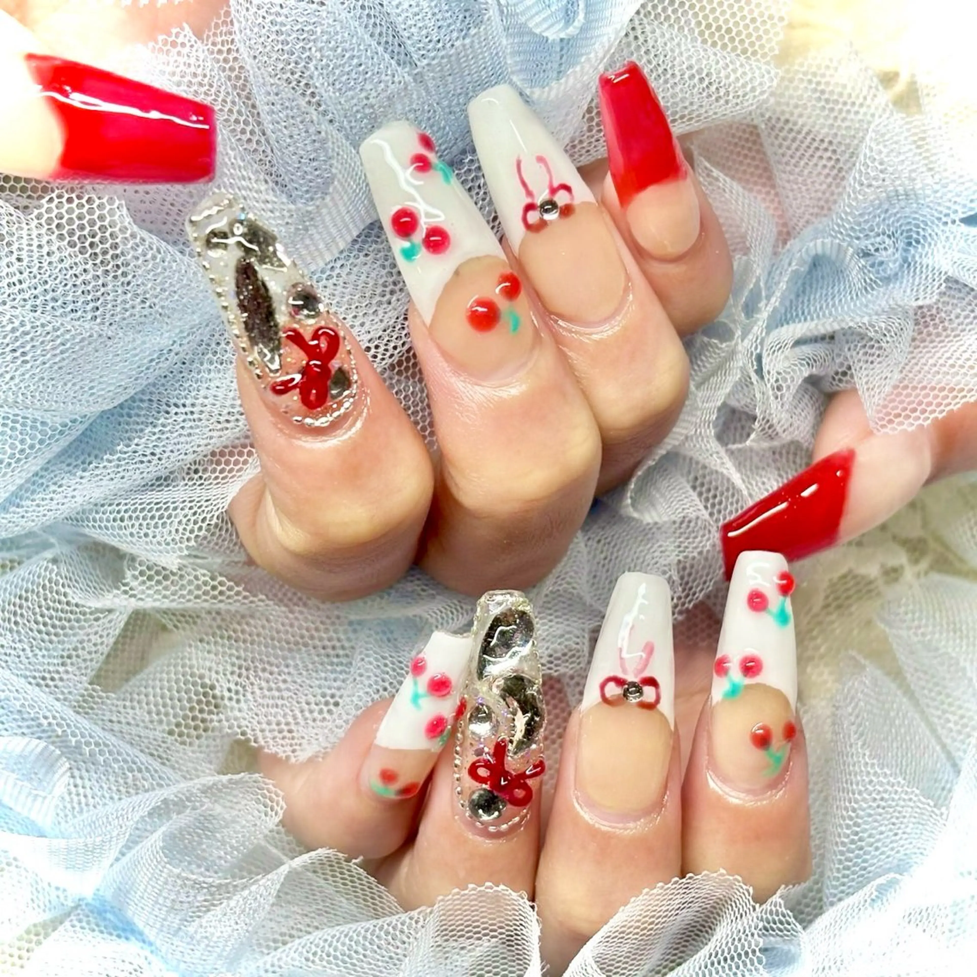 ネイル ハート 韓国ネイル ピンク スカルプネイル ワンホンネイル miminon 自宅ネイルサロンのネイルデザイン