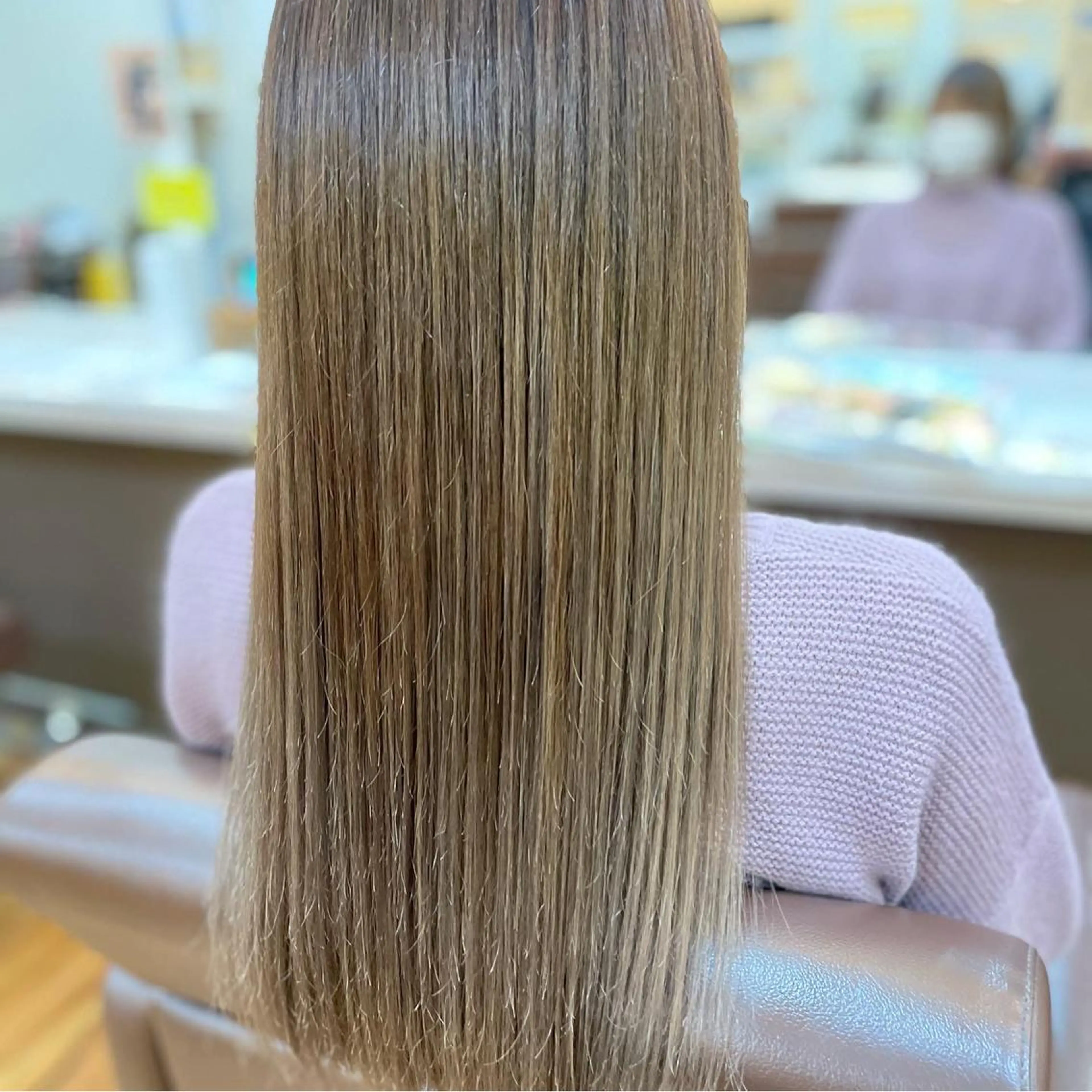 ロング カラー カット 縮毛矯正 Well's TAIGAのヘアスタイル