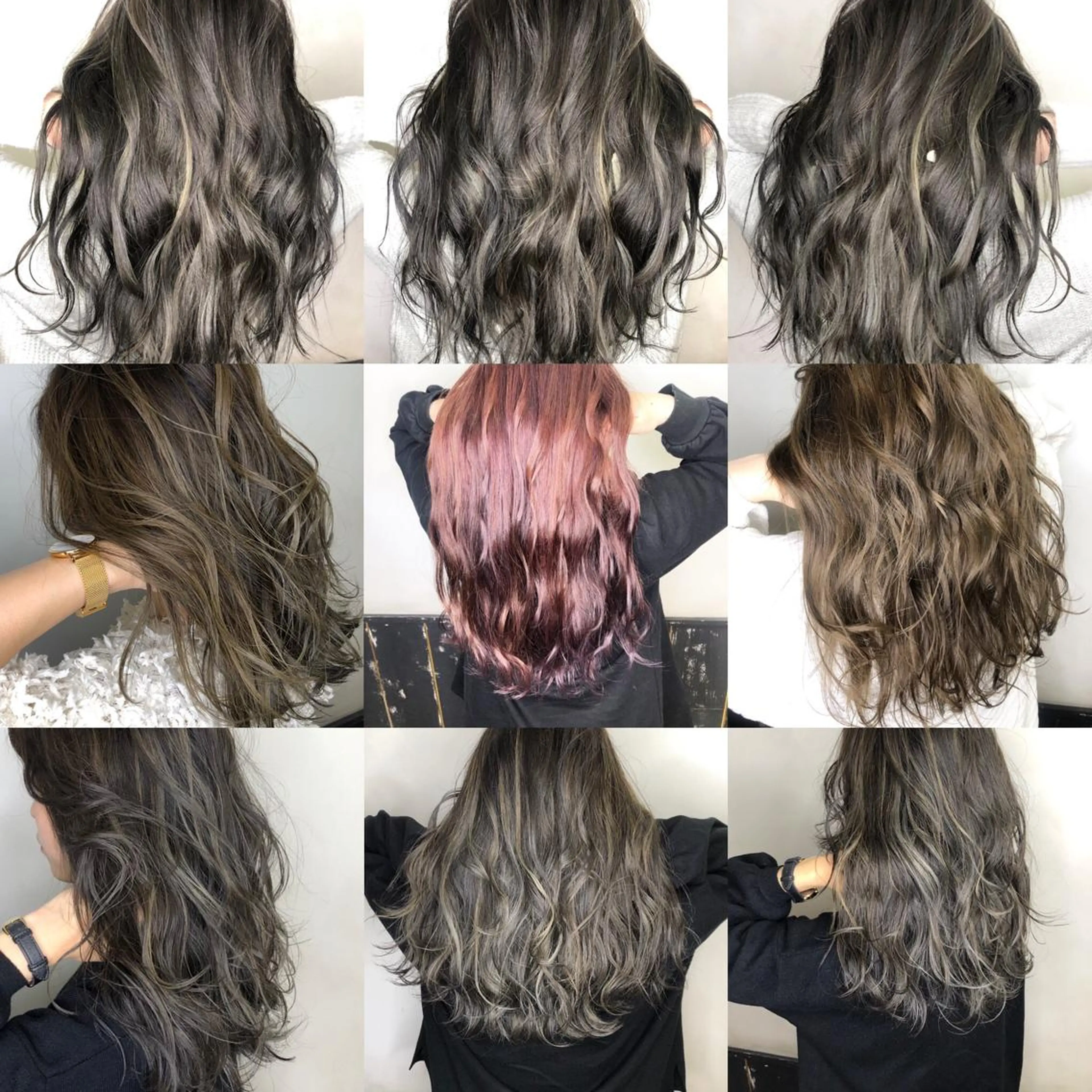 ロング カラー ヘアアレンジ ハイライトカラー ハイライト カット ヘアカラー トリートメント AUBE HAIRazul吉祥寺所属・髪質改善✨幹細胞✨ ウルツヤ🌈清水　祥のヘアスタイル