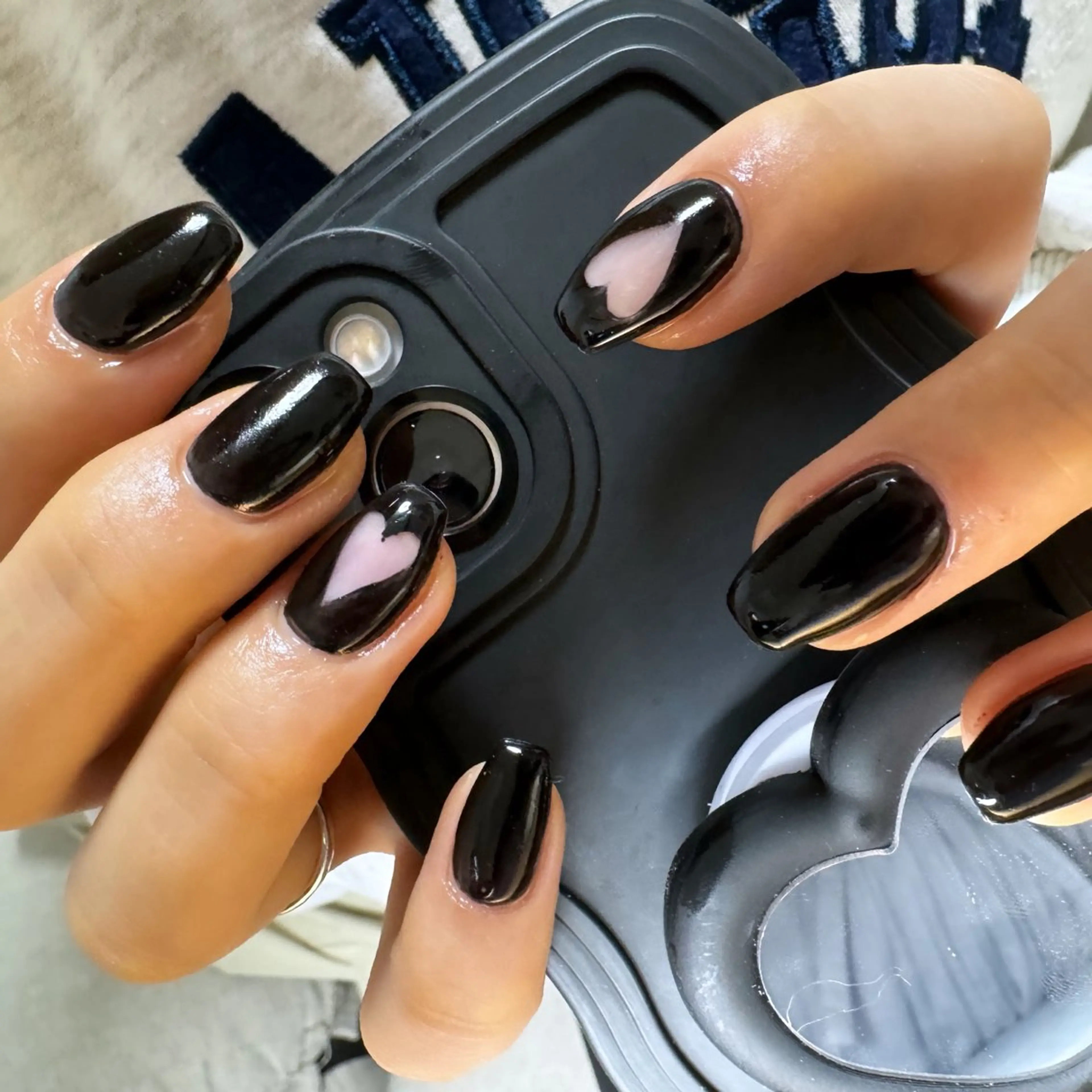 ネイル ジェルネイル ハート 韓国ネイル 持ち込み パラジェル flowers nailのネイルデザイン