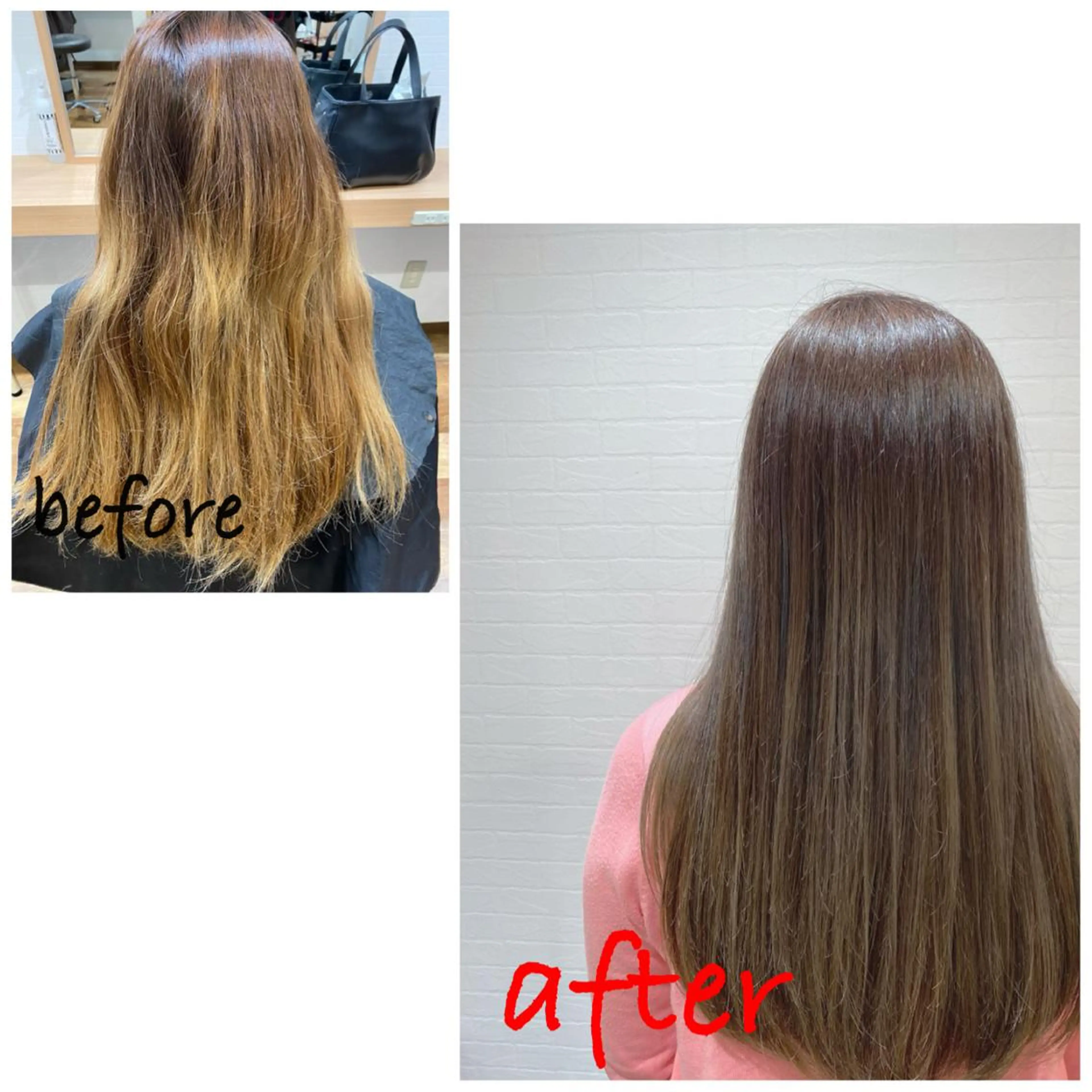 ロング カラー アッシュ ベージュカラー GRANLUSSO 〜グランルッソ駅前店所属・木口 嘉美のヘアスタイル