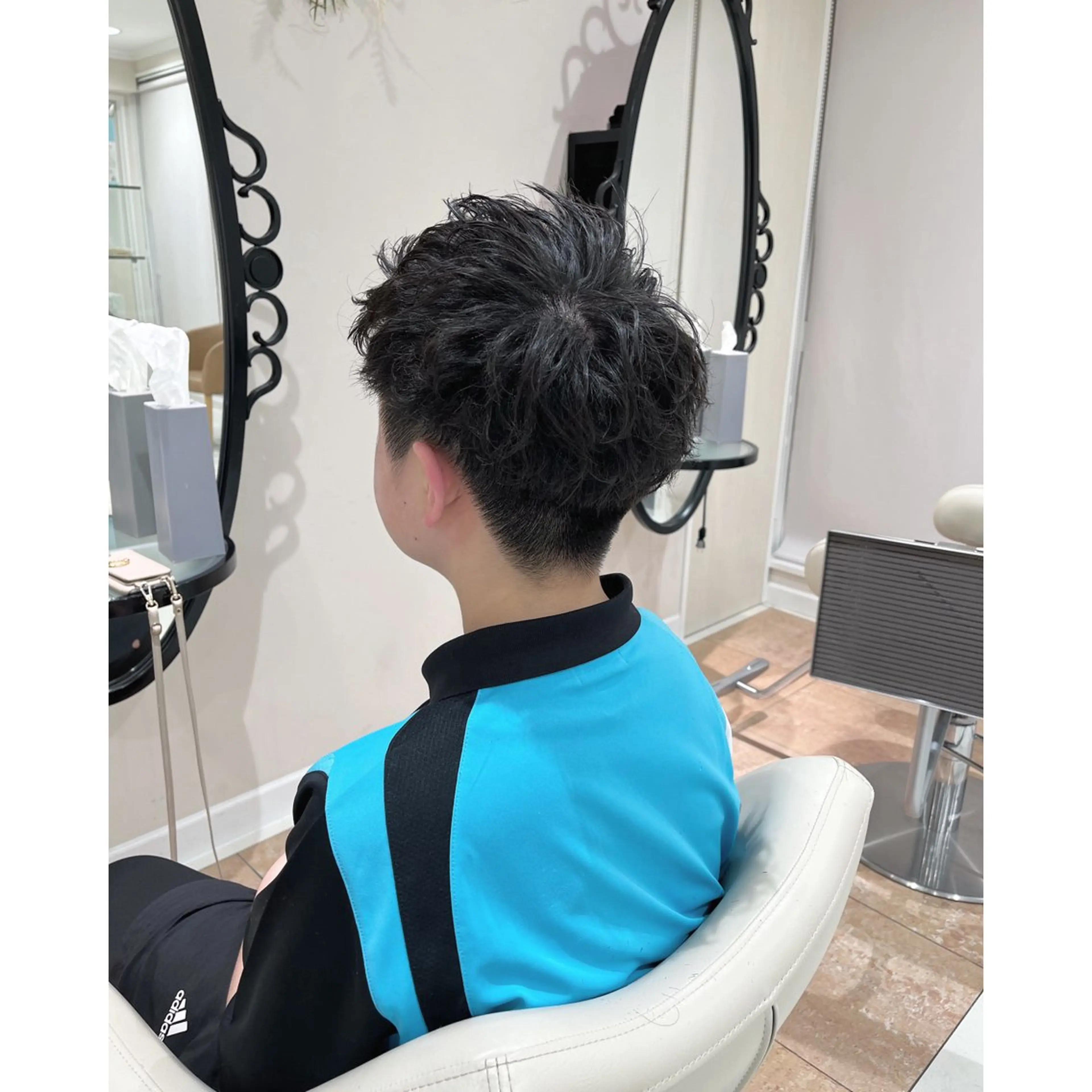 パーマ メンズ パーマ 韓国ヘア 🎀中川綾乃🎀のヘアスタイル