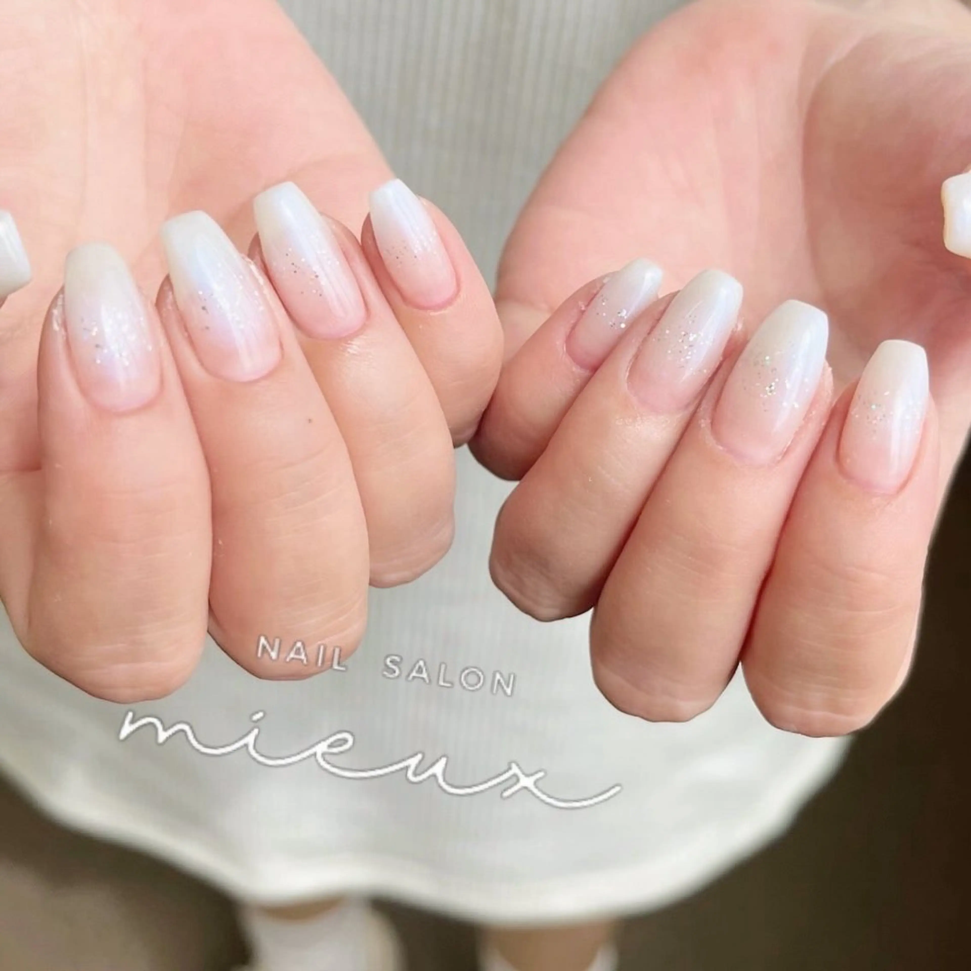 ネイル ラメ(グリッター) ハンドネイル mieux ariiiのネイルデザイン