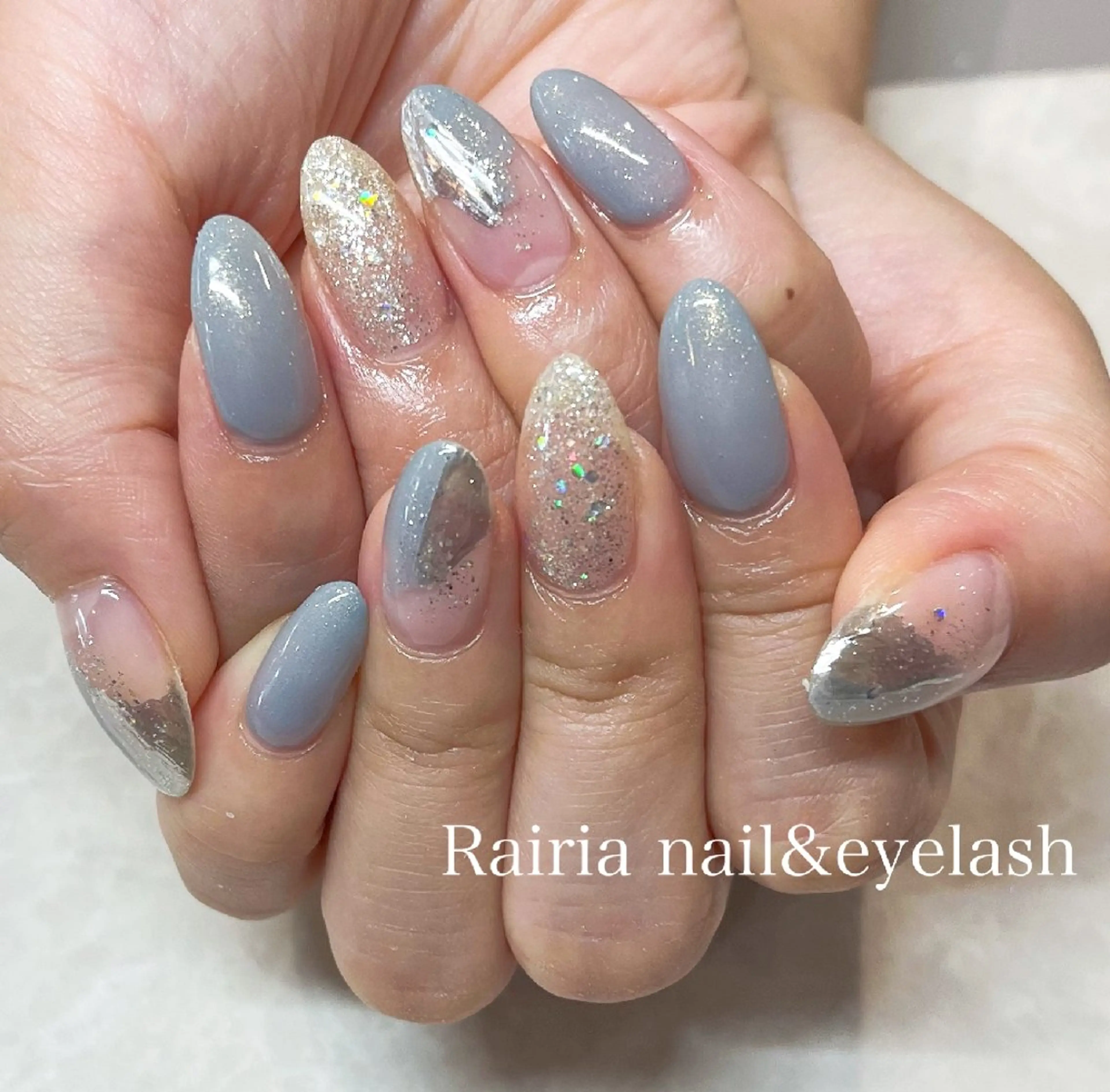 ネイル アートネイル ジェルネイル ニュアンスネイル パラジェル Rairianail 小手指店のネイルデザイン