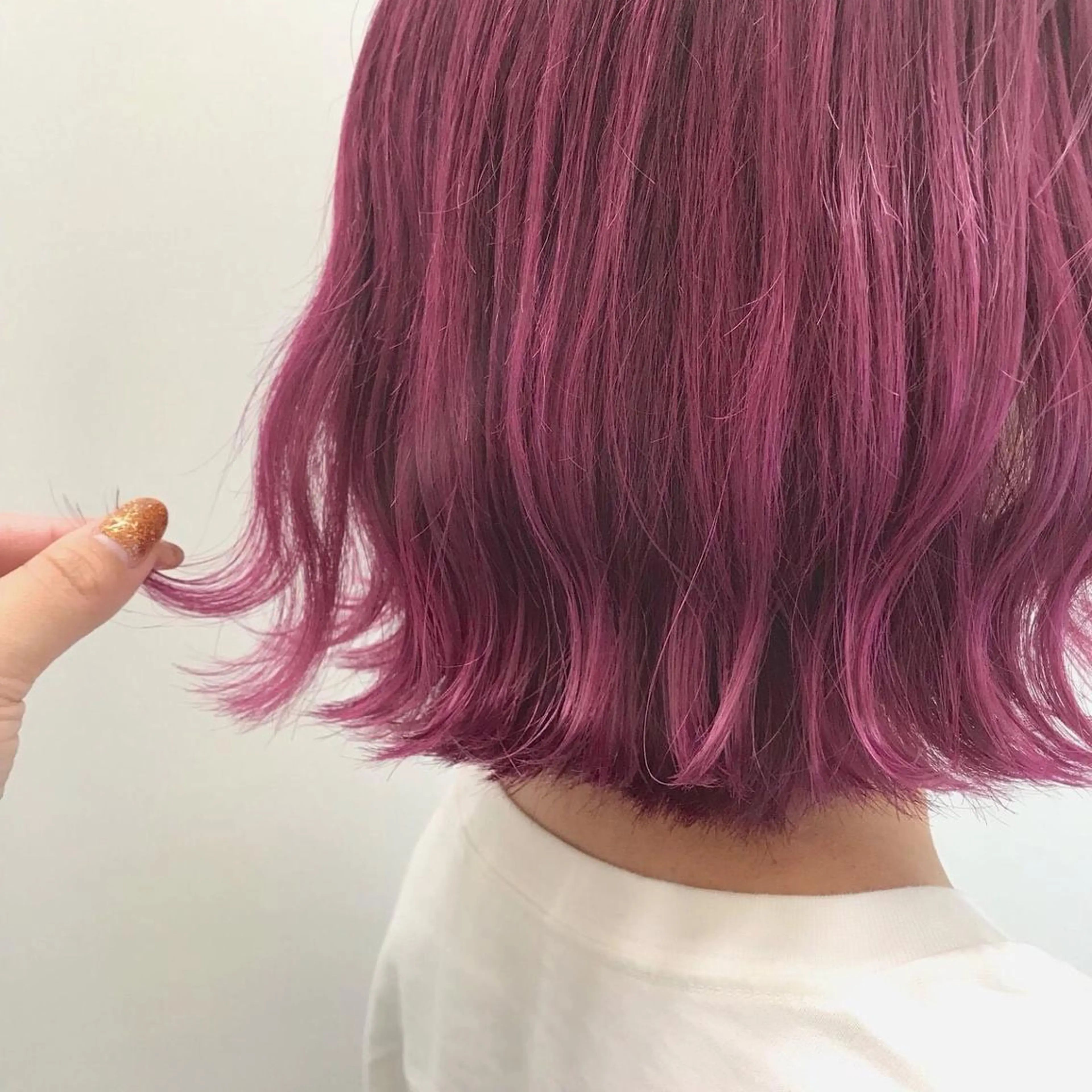 ショート カラー ピンクカラー ローズカラー TAKA 髪質改善のヘアスタイル