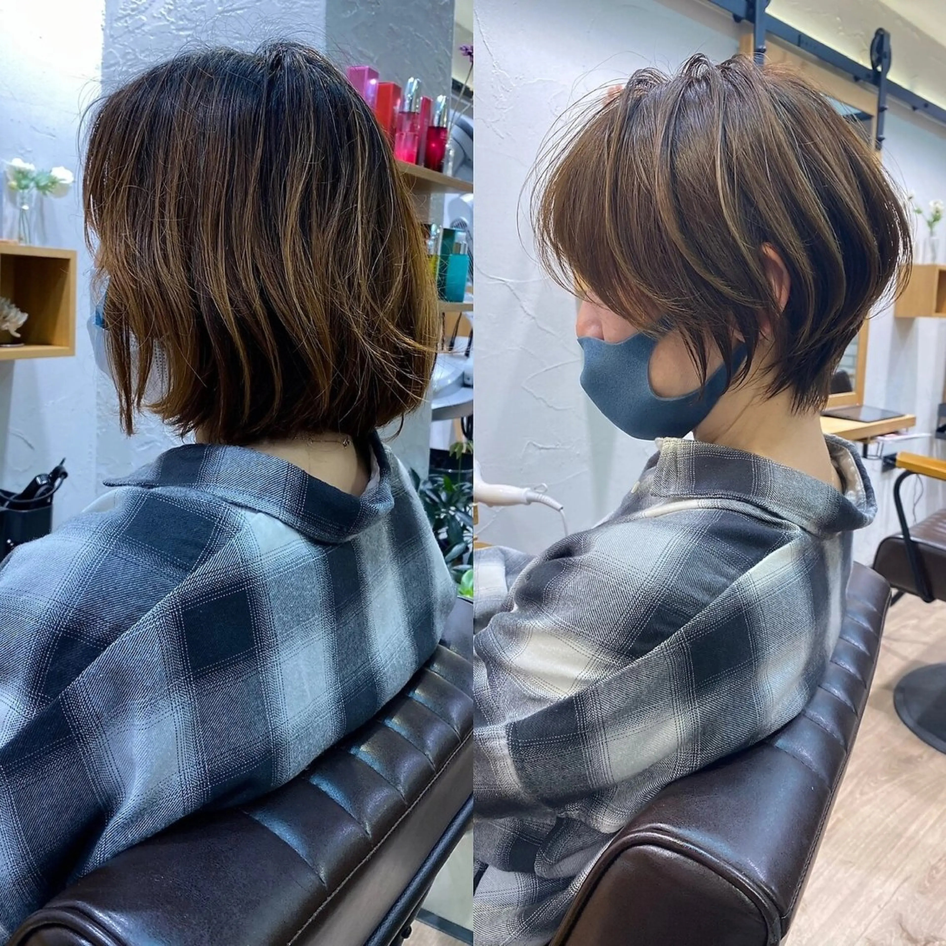 ショート カット トリートメント 無料カットモデル/ 大人ショート/荒砂のヘアスタイル