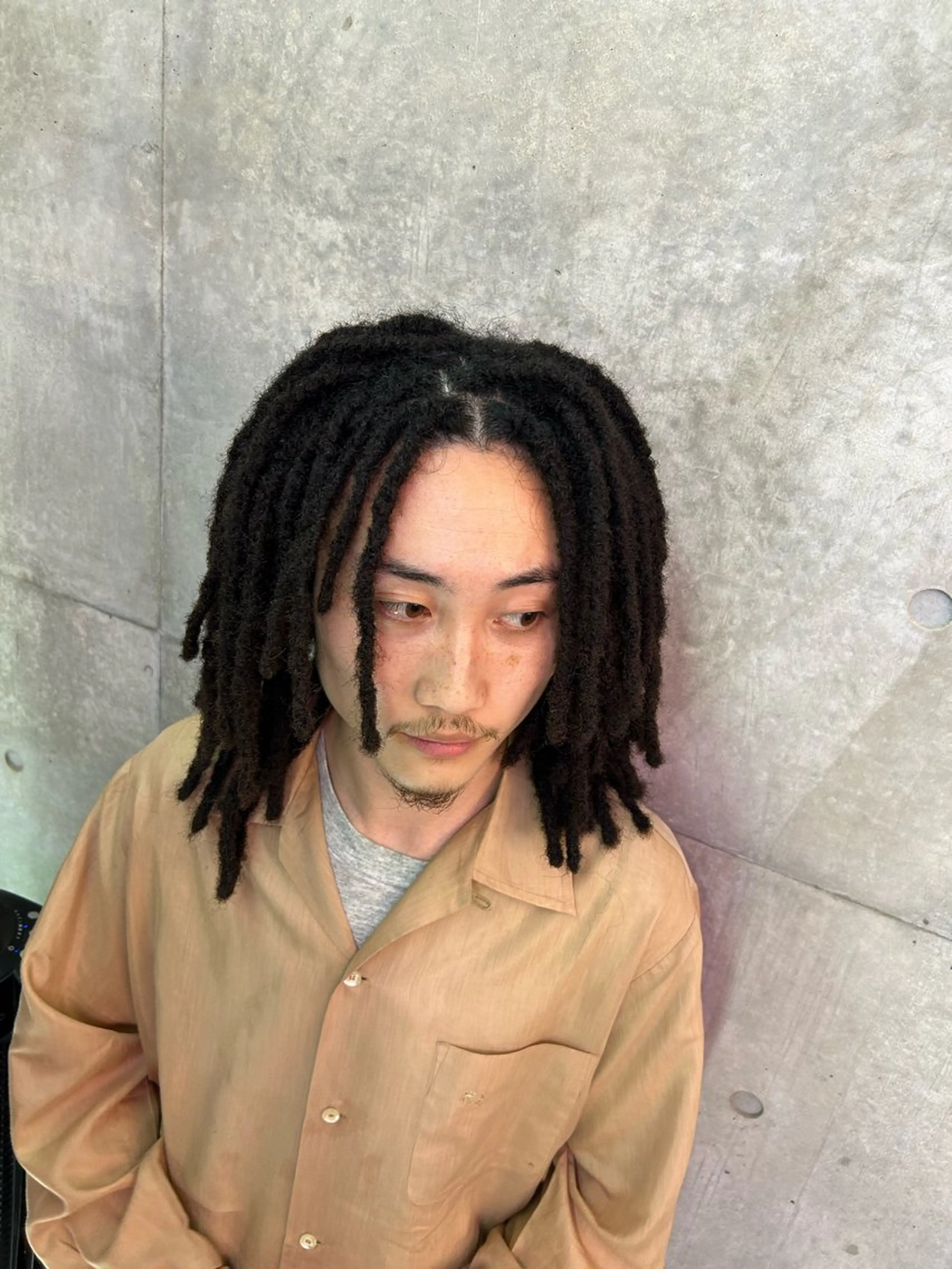 ロング メンズ ロング エクステ 濱田 春瑠のヘアスタイル