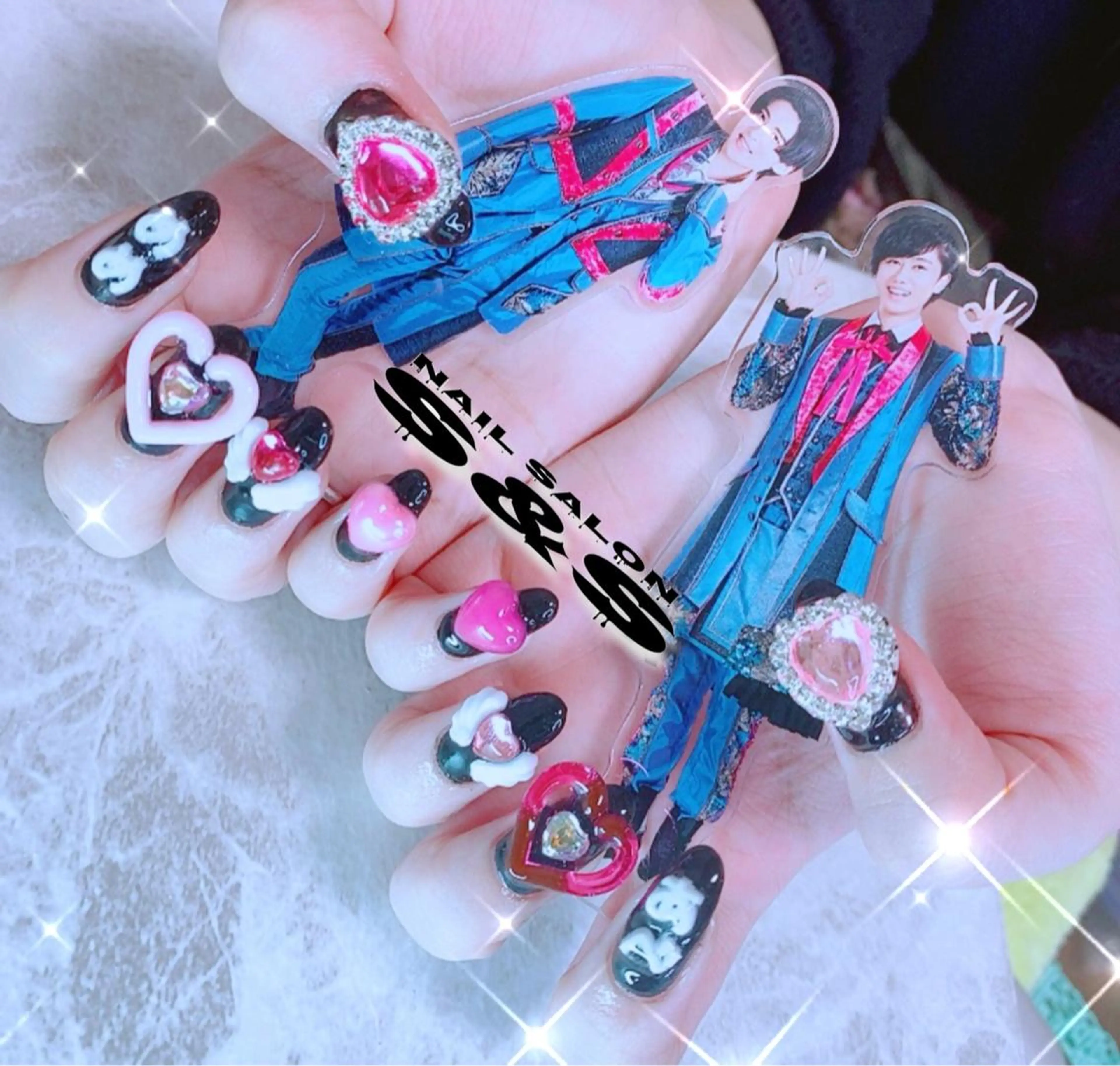 ネイル 長さ出し メンズネイル 持ち込み スカルプネイル S&S 村田小百合のネイルデザイン