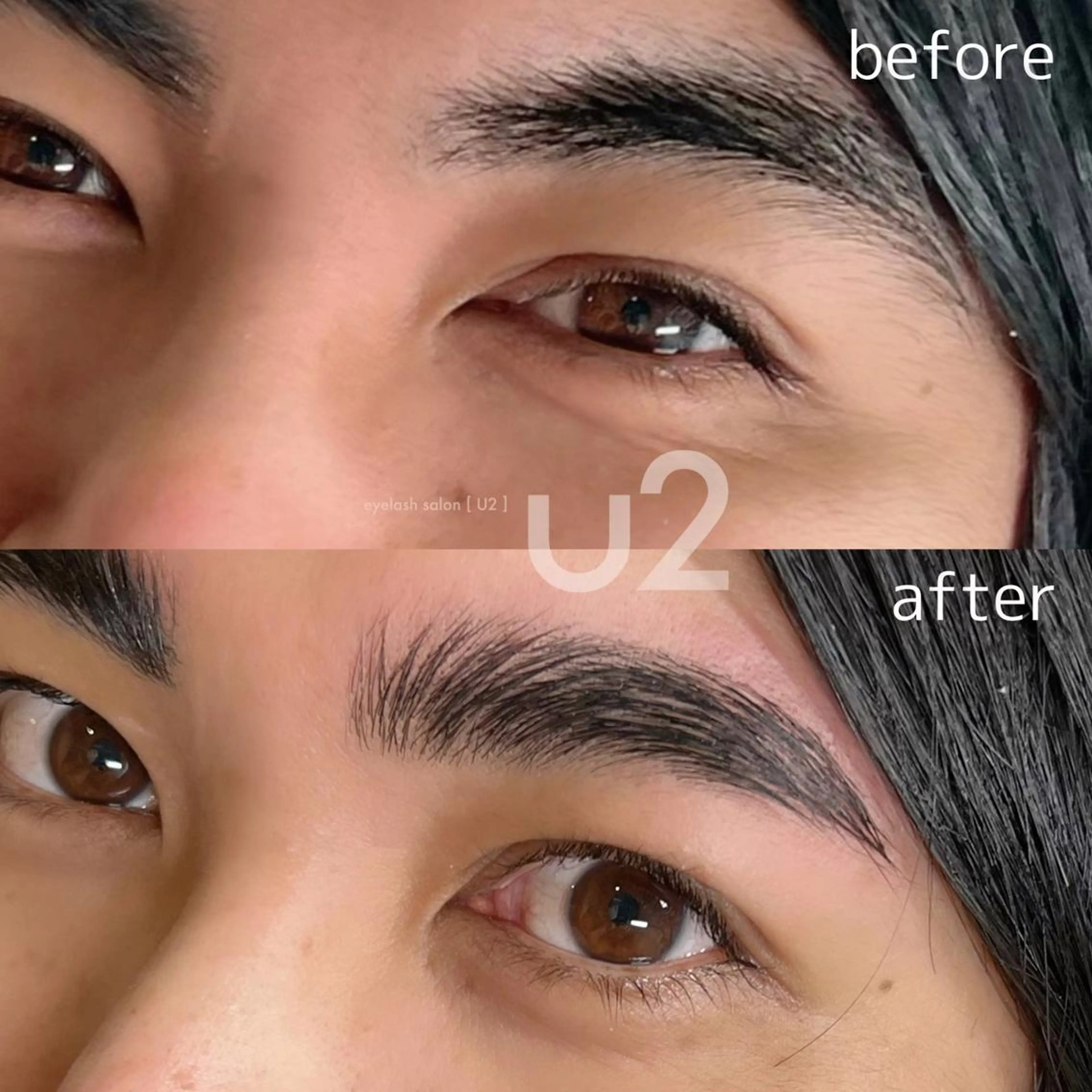 アイブロウ メンズアイブロウ U2所属・U2 eyelash akikoの眉毛・アイブロウイメージ