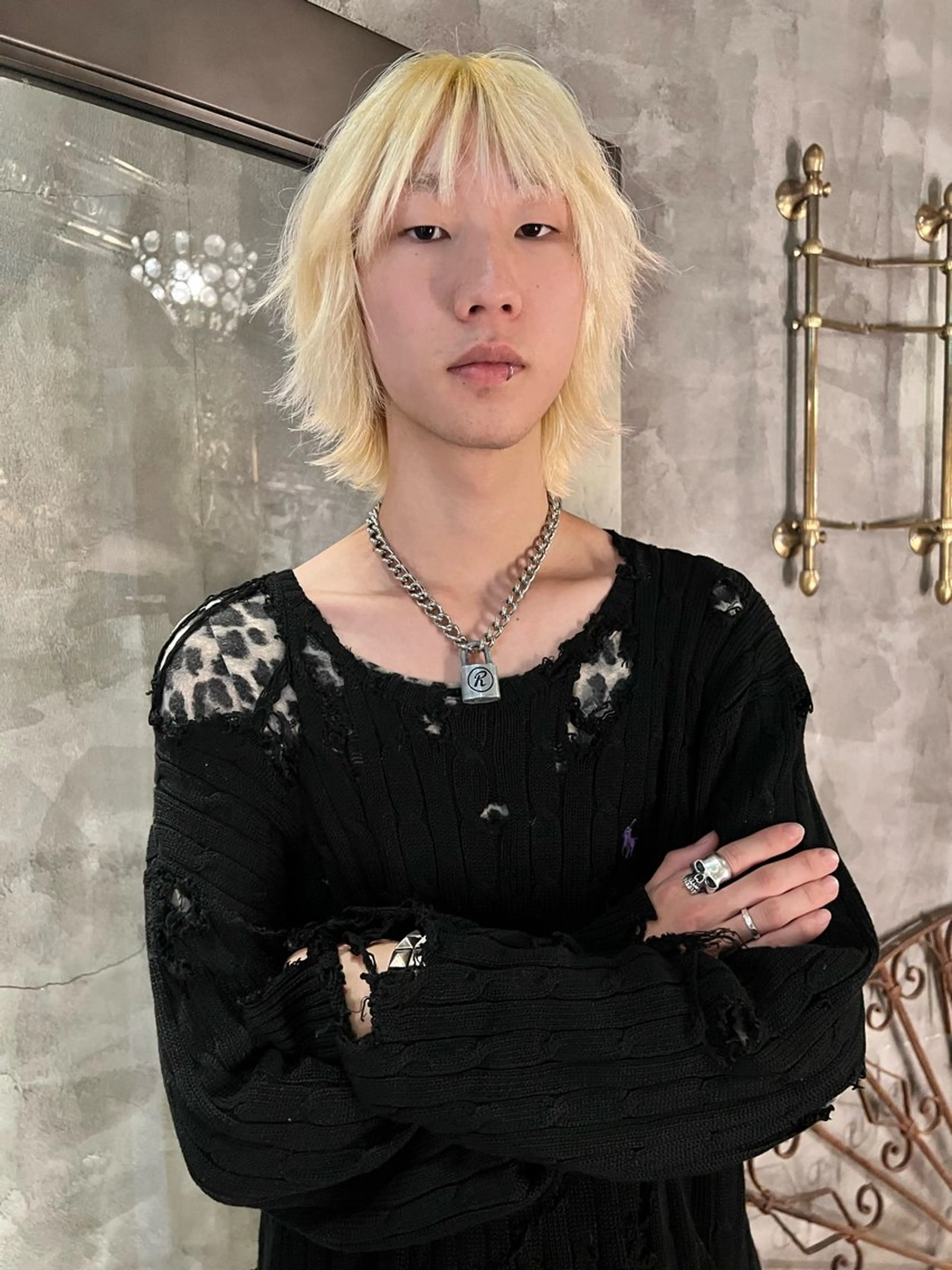ショート メンズ カット ヘアカラー haco＋所属・圧倒的デザイン力 店長🎨RENAのヘアスタイル