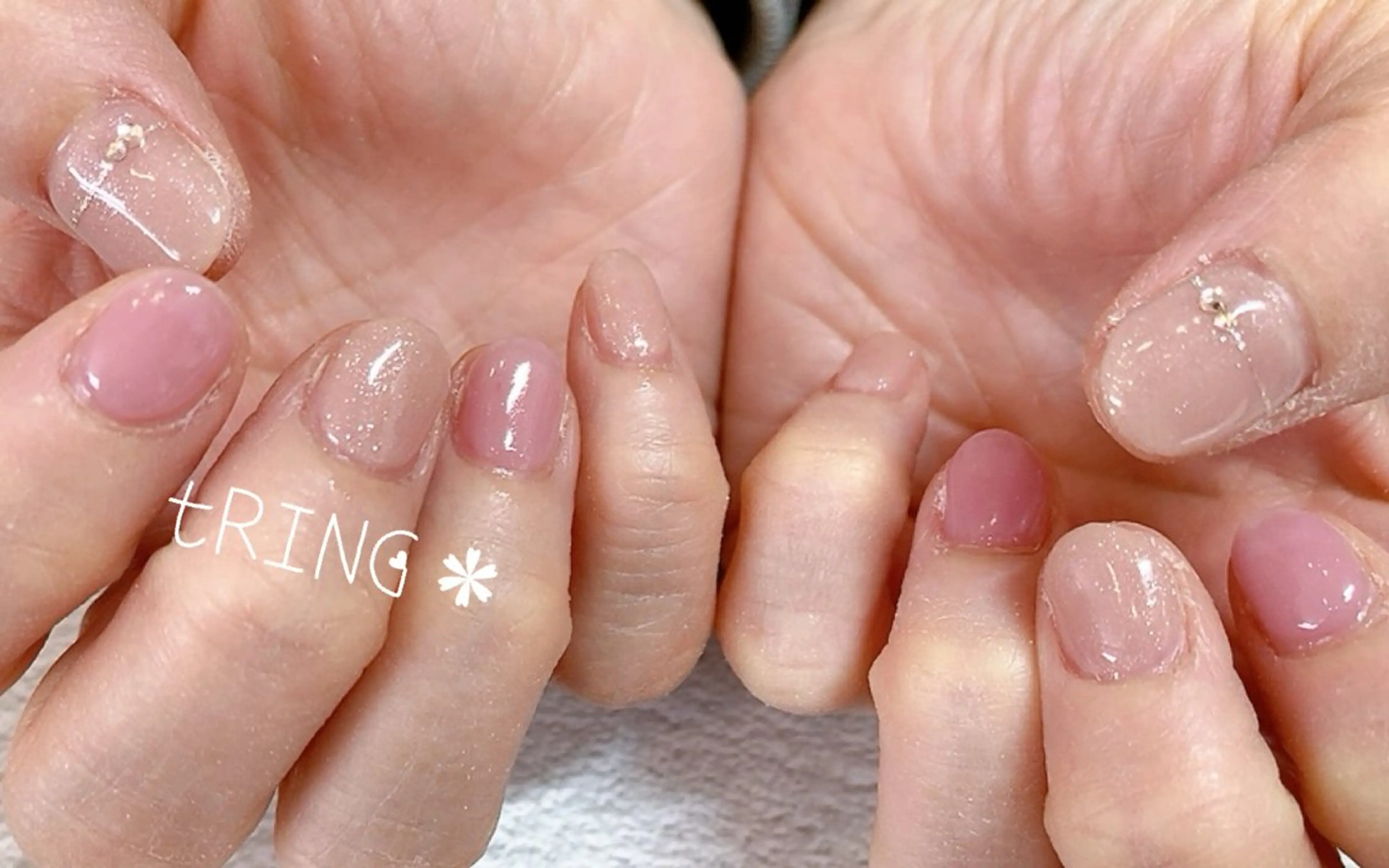 ネイル ハンドネイル tRING＊ しいの木台のネイルデザイン