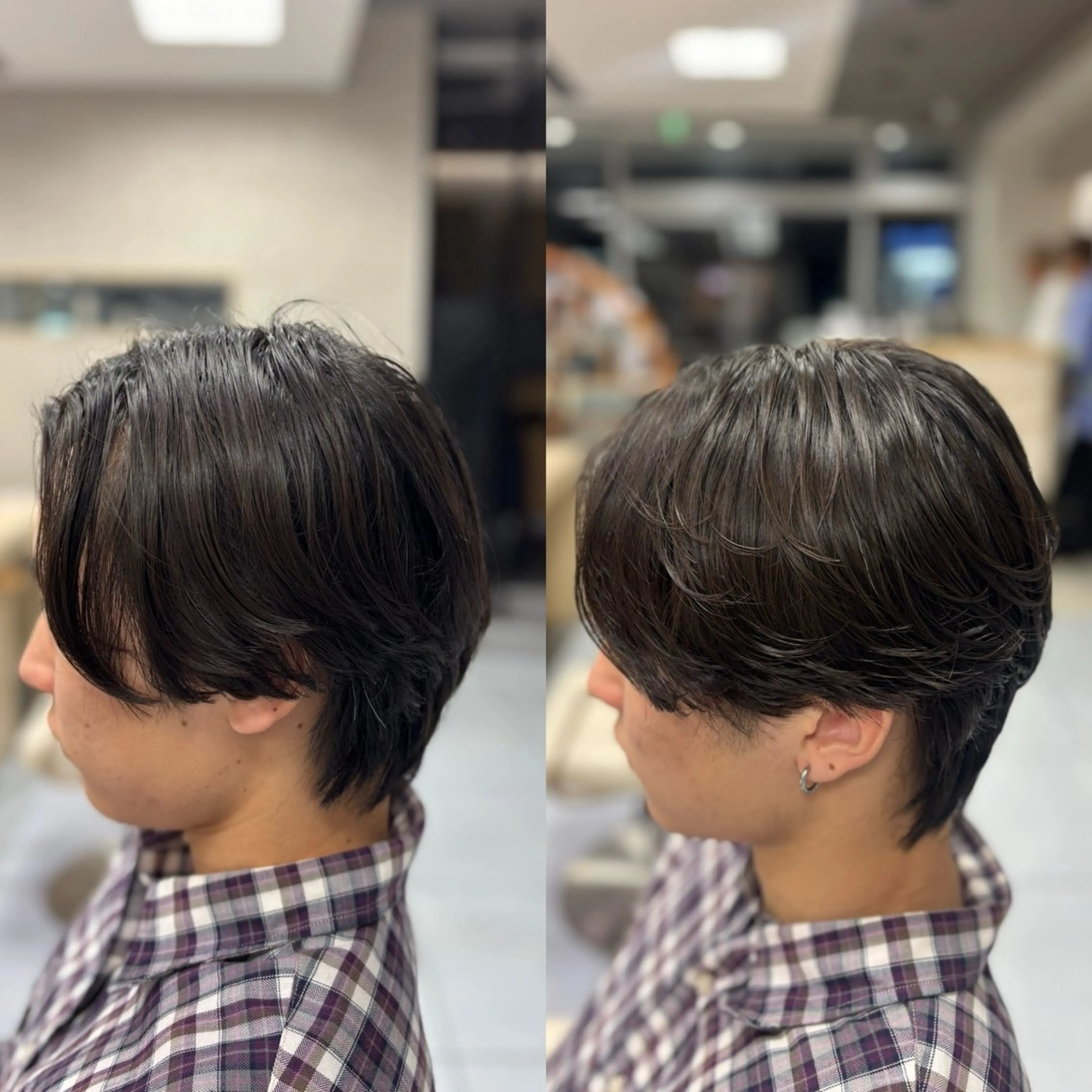 ショート パーマ メンズ カット パーマ メンズ特化韓国風 パーマスタイル/りんのヘアスタイル