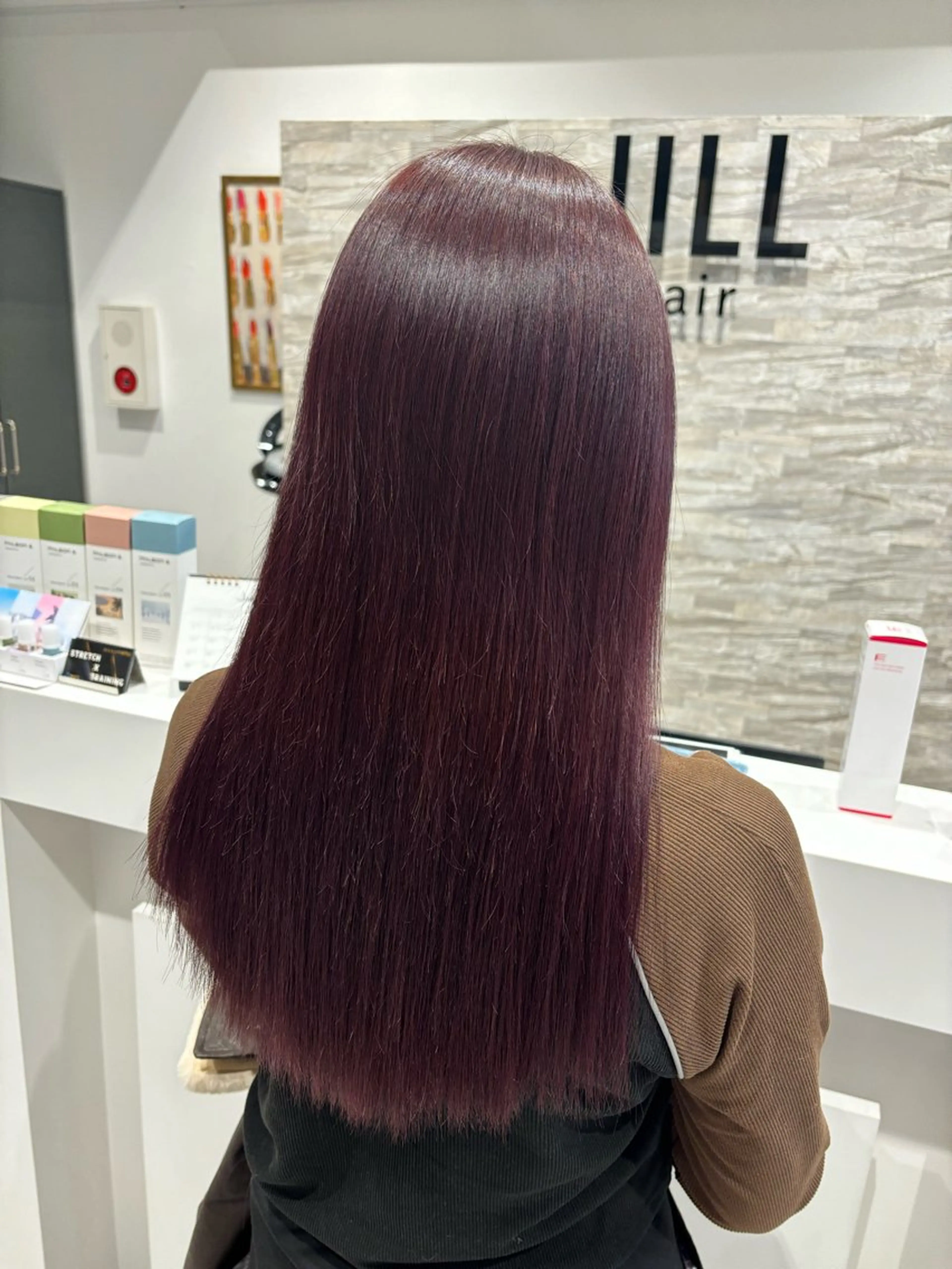 ロング ヘアカラー JILL    hair所属・maki💖 暖色カラーのヘアスタイル