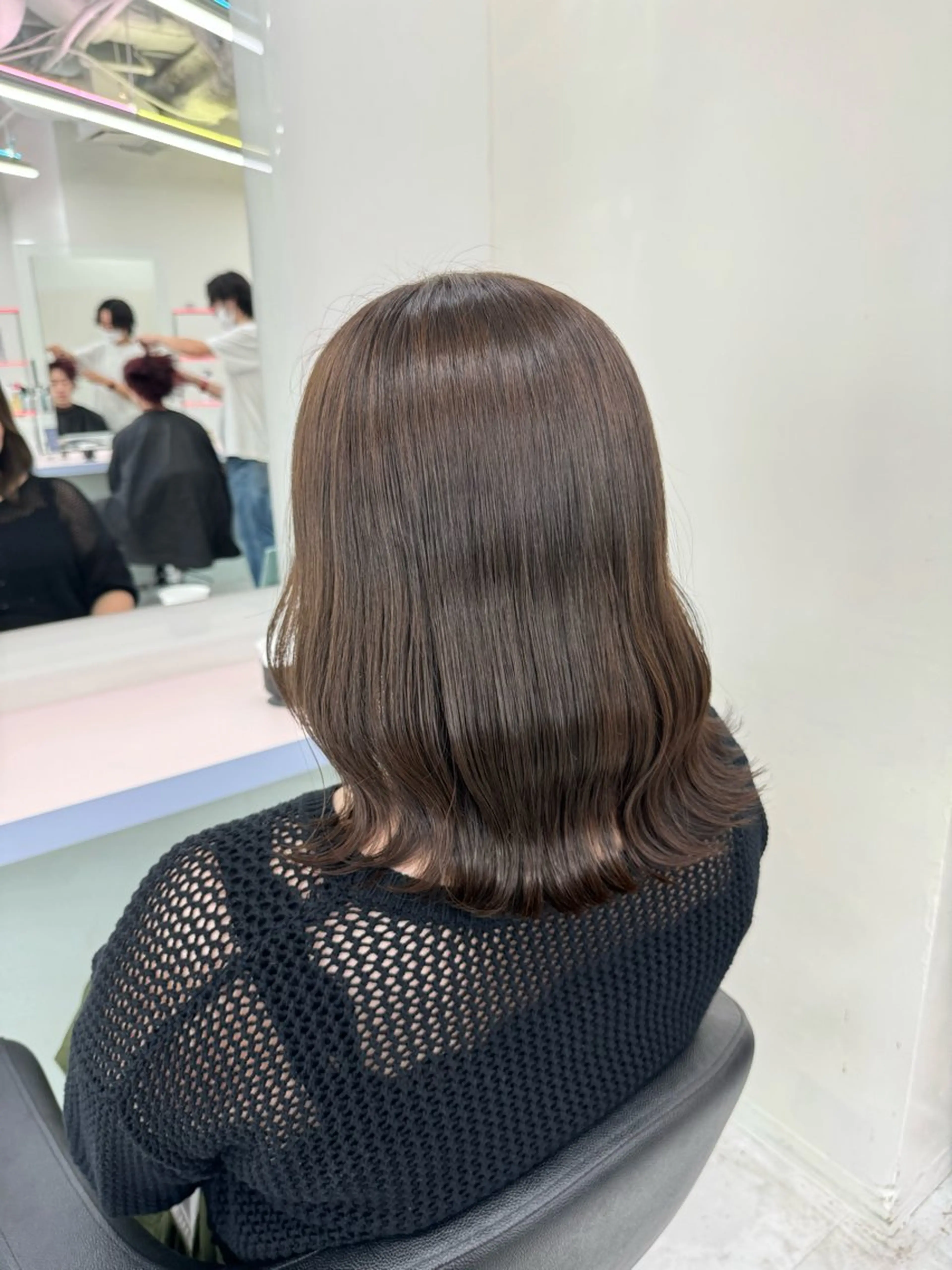 ミディアム カラー ブラウンカラー オリーブブラウン カット ヘアカラー トリートメント ヘアセット ♡ブリーチカラー♡ Mirioのヘアスタイル