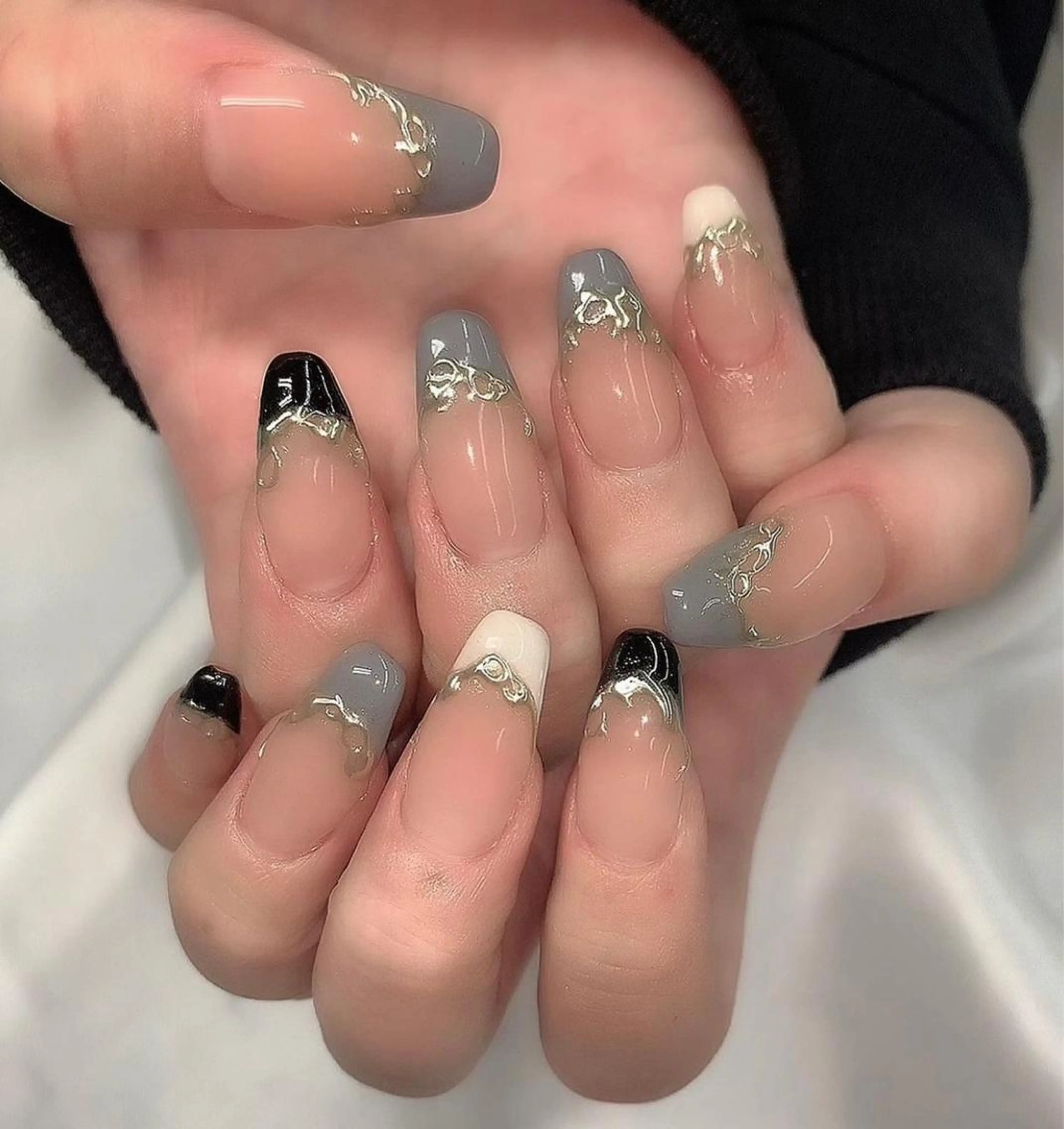 ネイル ハンドネイル Moana Nail 長さだし専門店のネイルデザイン