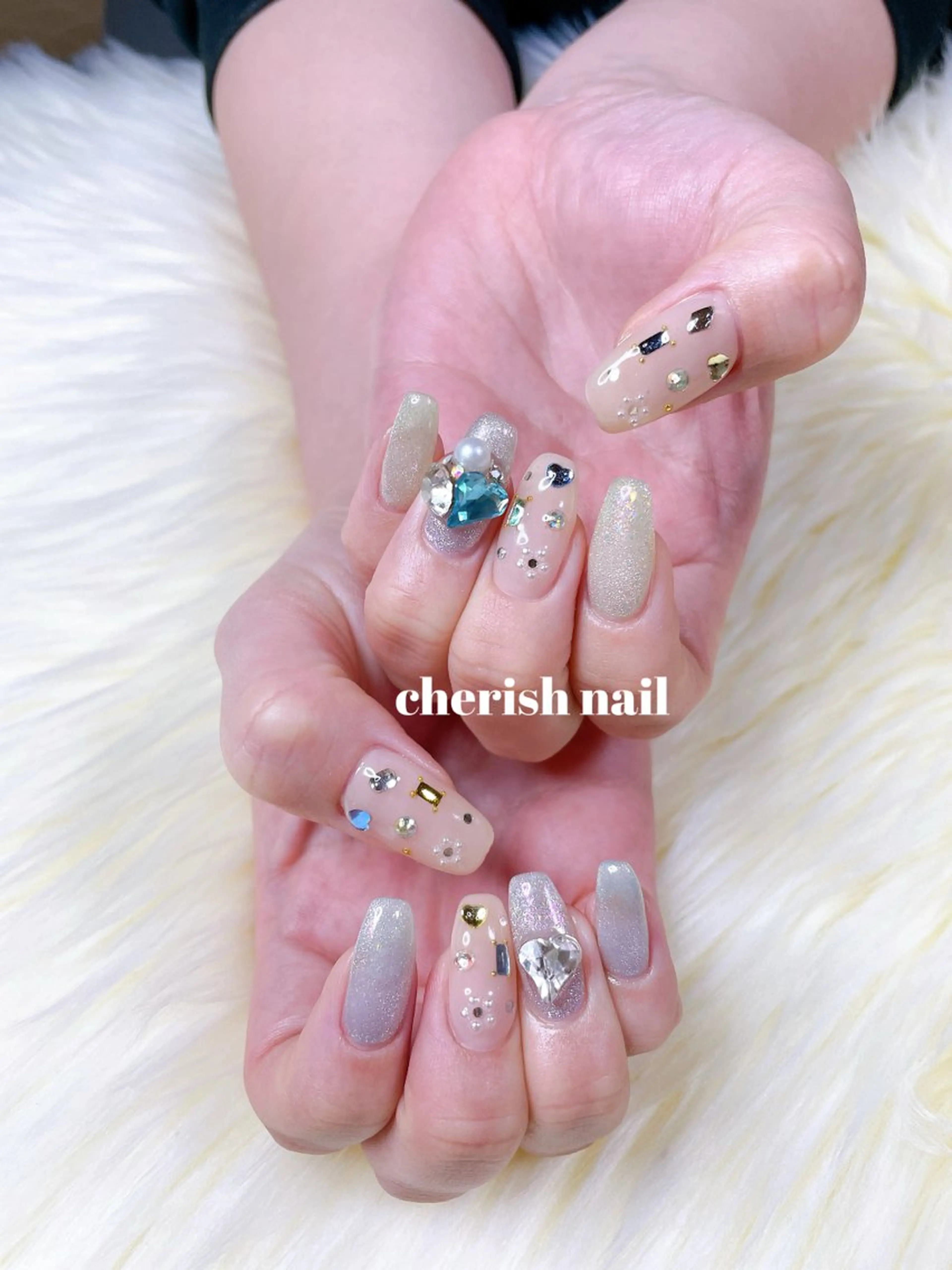 ネイル マグネットネイル ハンドネイル cherish nailのネイルデザイン