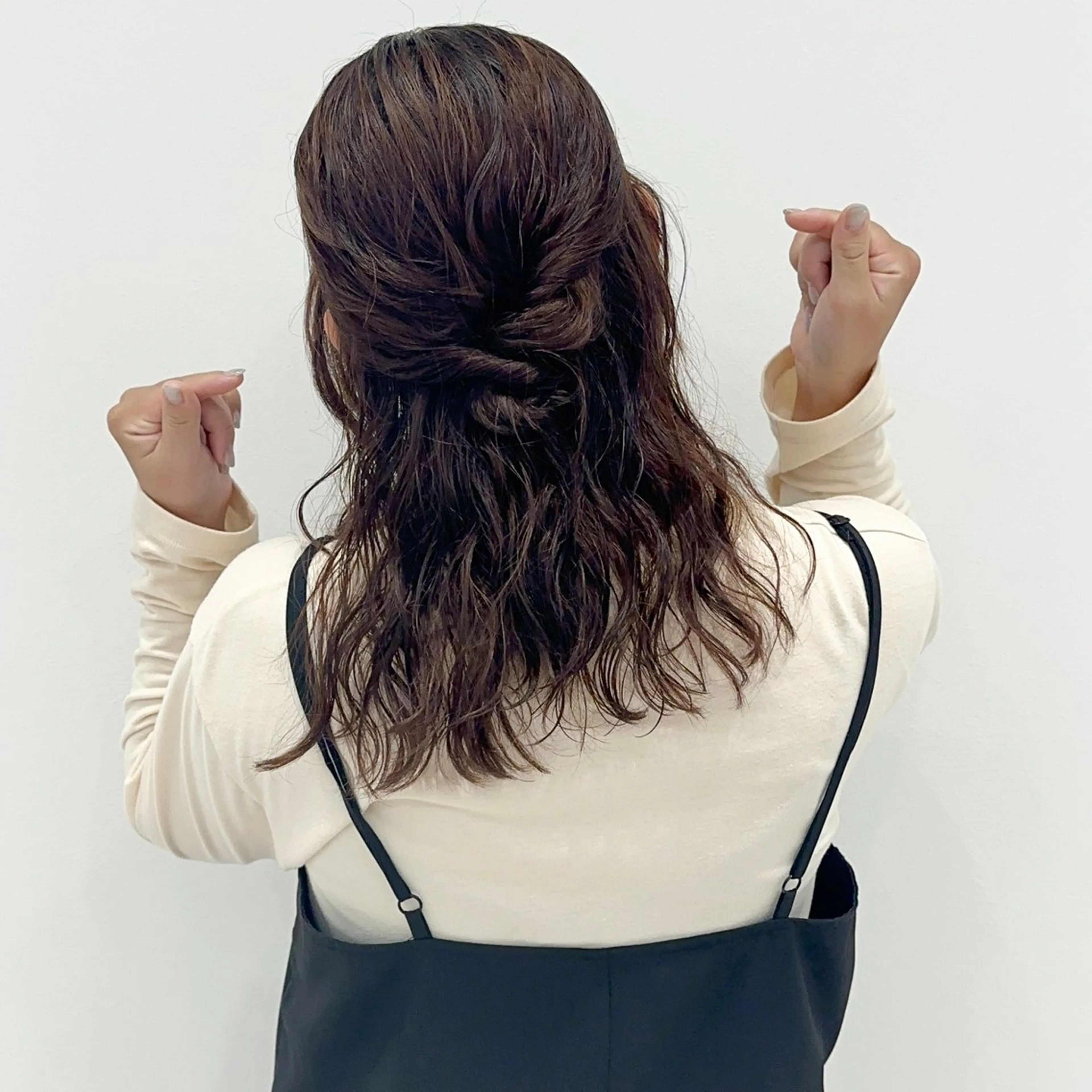 ミディアム カラー パーマ お洒落パーマ/ 艶カラー/michiのヘアスタイル