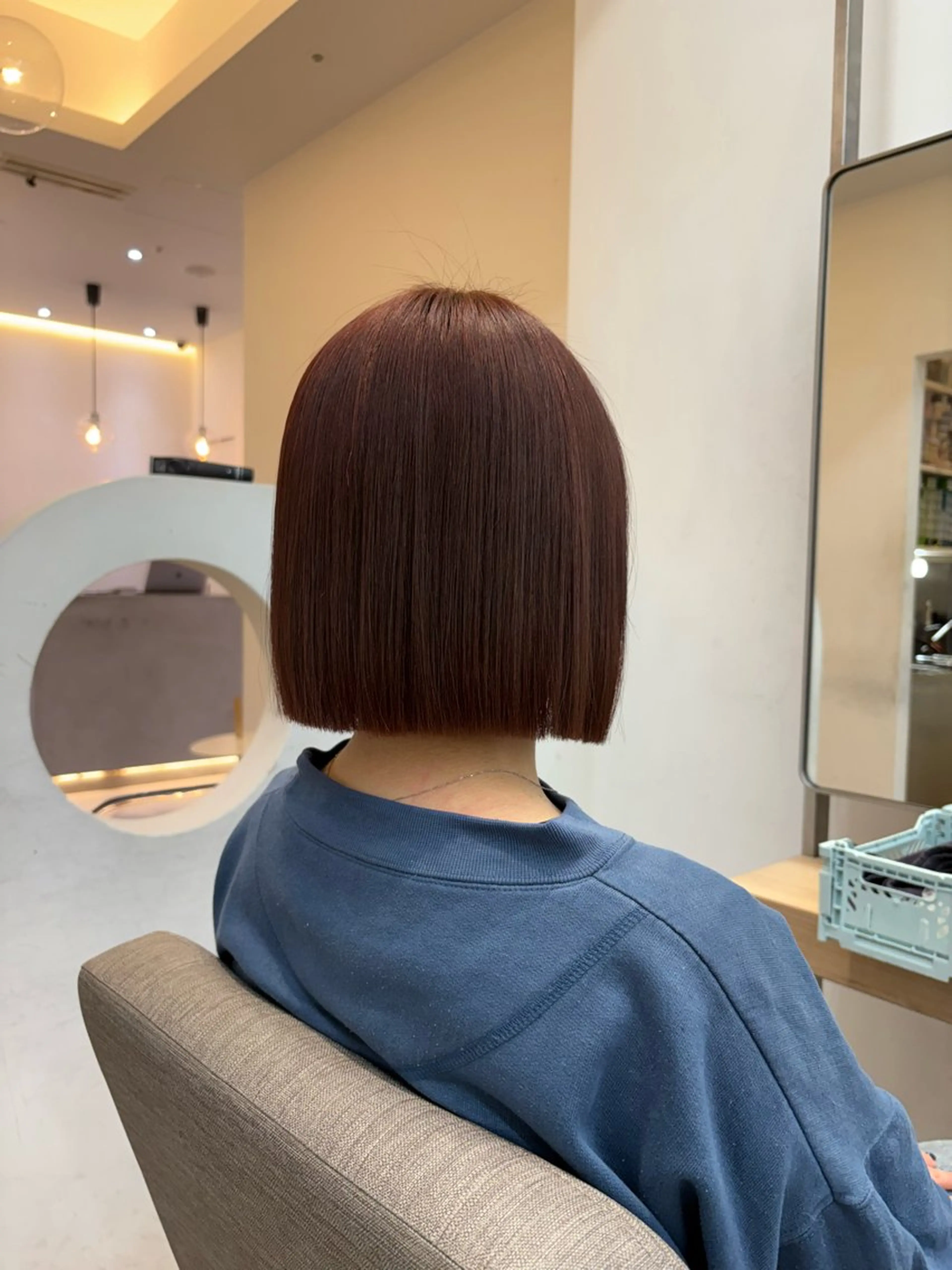 ショート カット nok所属・レイヤー/ベージュ/ どますず🌺のヘアスタイル