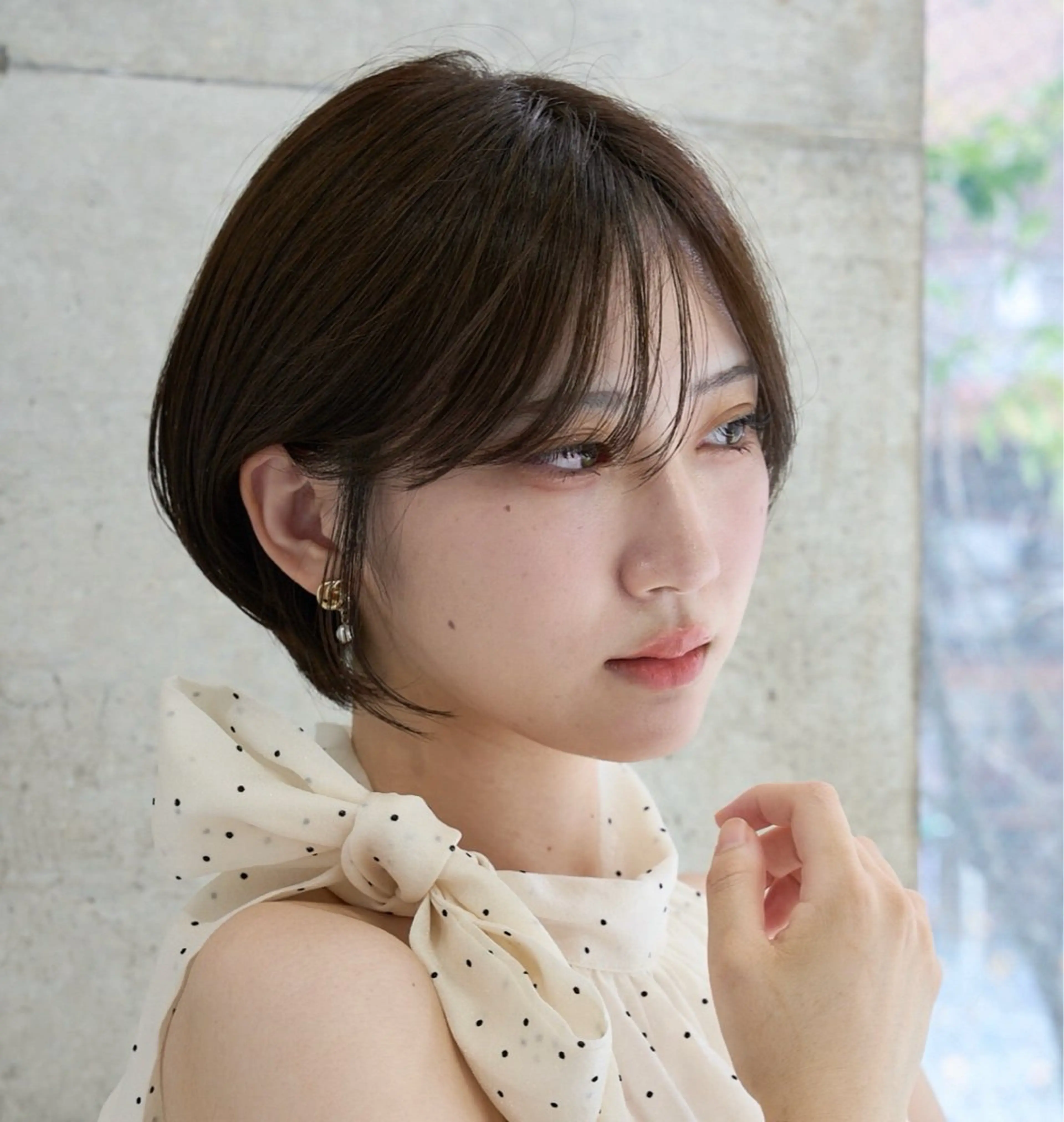 ショート カット ヘアカラー トリートメント 💎似合わせのプロ 💎透明感カラー杉原のヘアスタイル