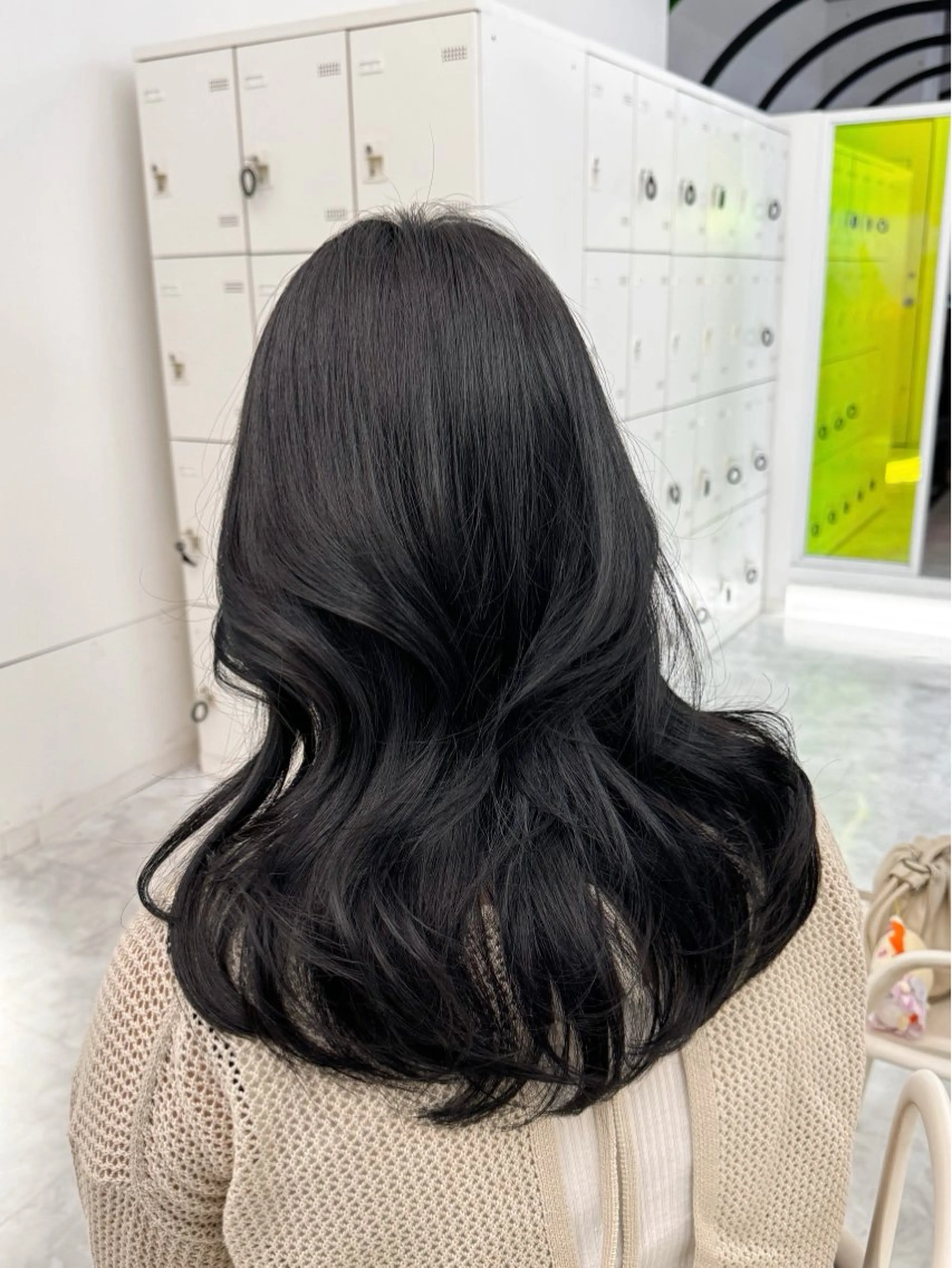 ロング カット ヘアカラー 🤍韓国暗髪 レイヤー🤍きょうのヘアスタイル