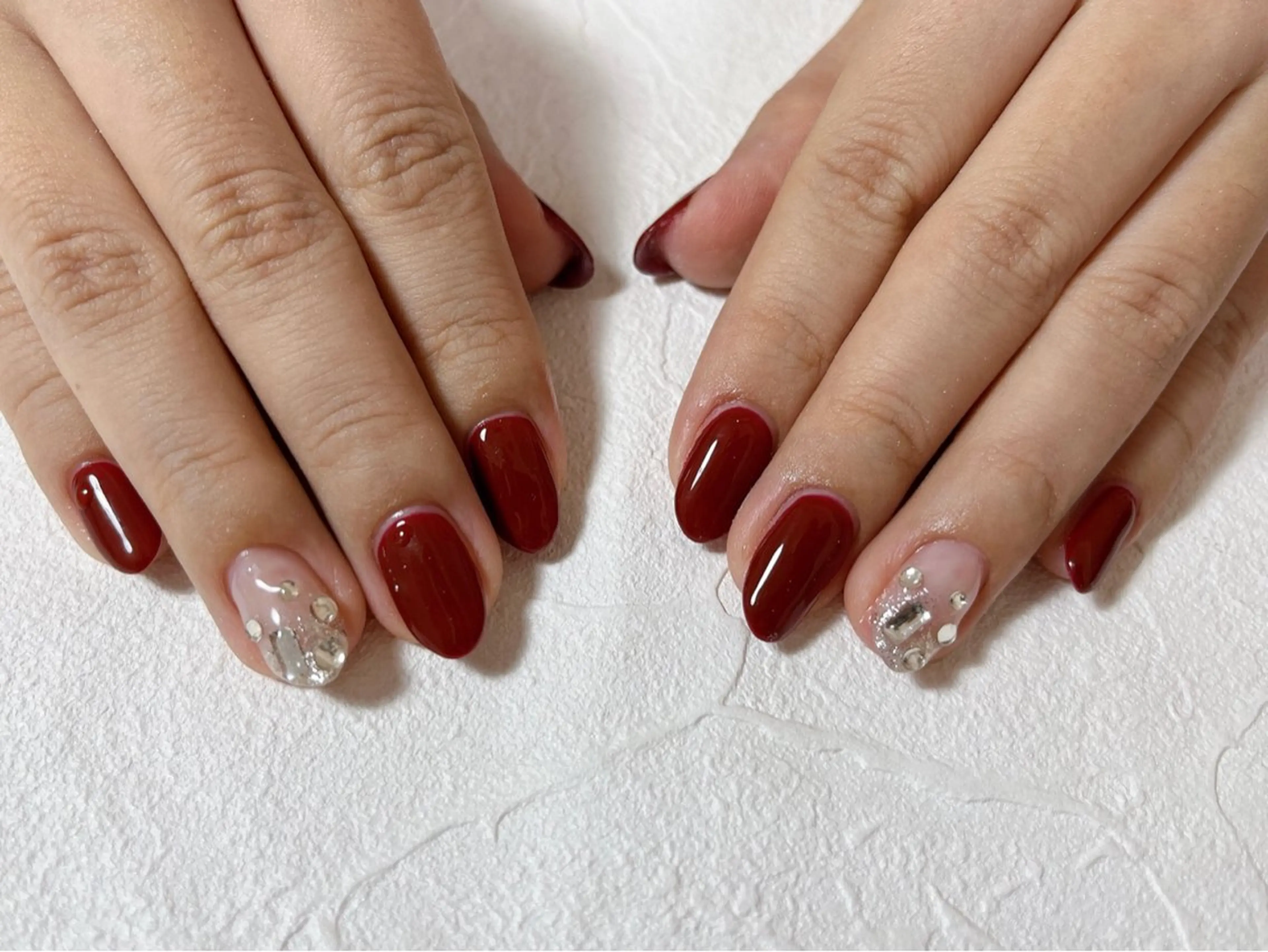 ネイル オーロラネイル フットネイル フレンチネイル ジェルネイル 韓国ネイル ハンドネイル Mogu nail 二子玉川のネイルデザイン