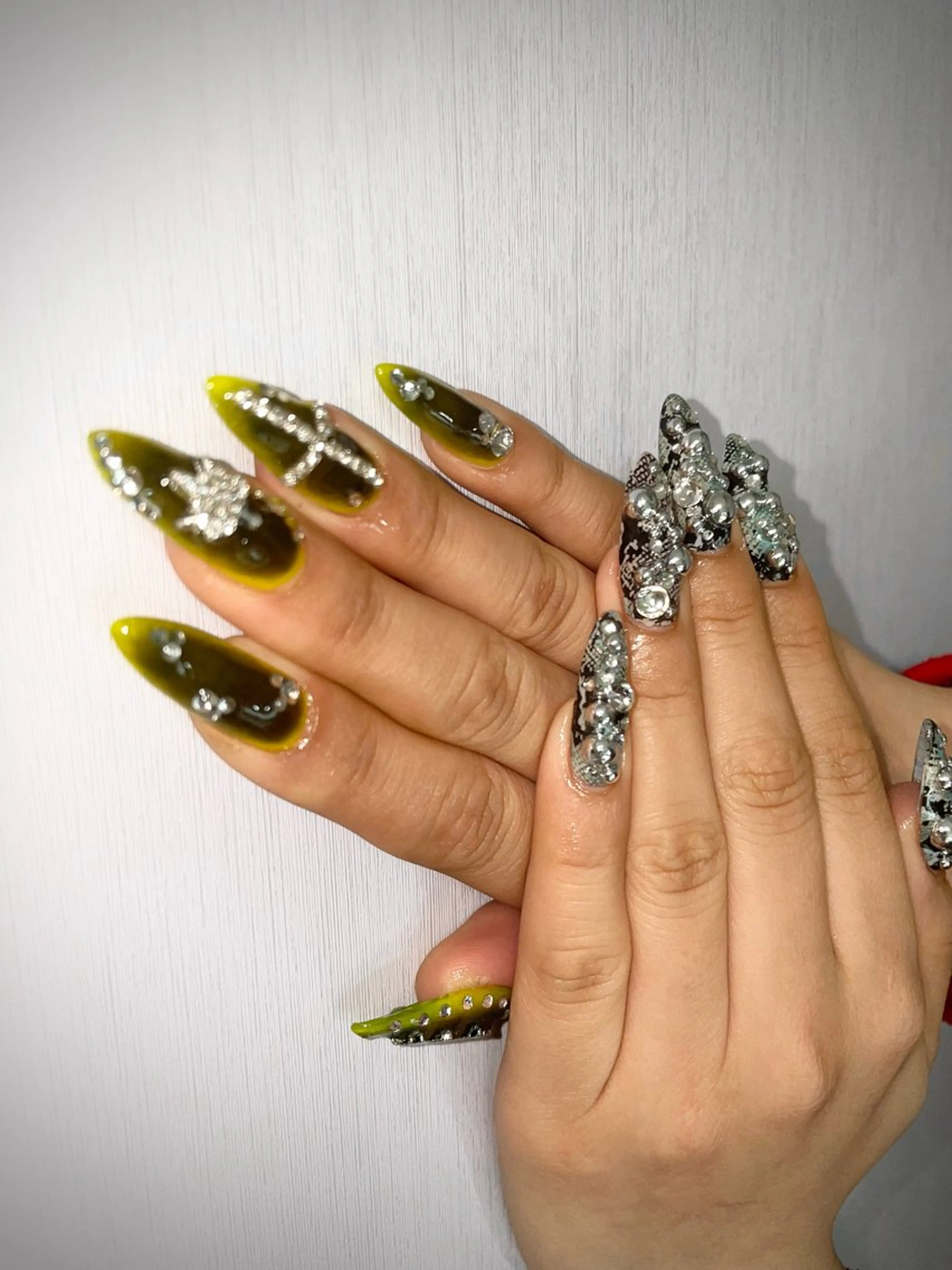 ネイル アートネイル 長さ出し ロングネイル シンプルネイル ハンドネイル posa nail モエミのネイルデザイン