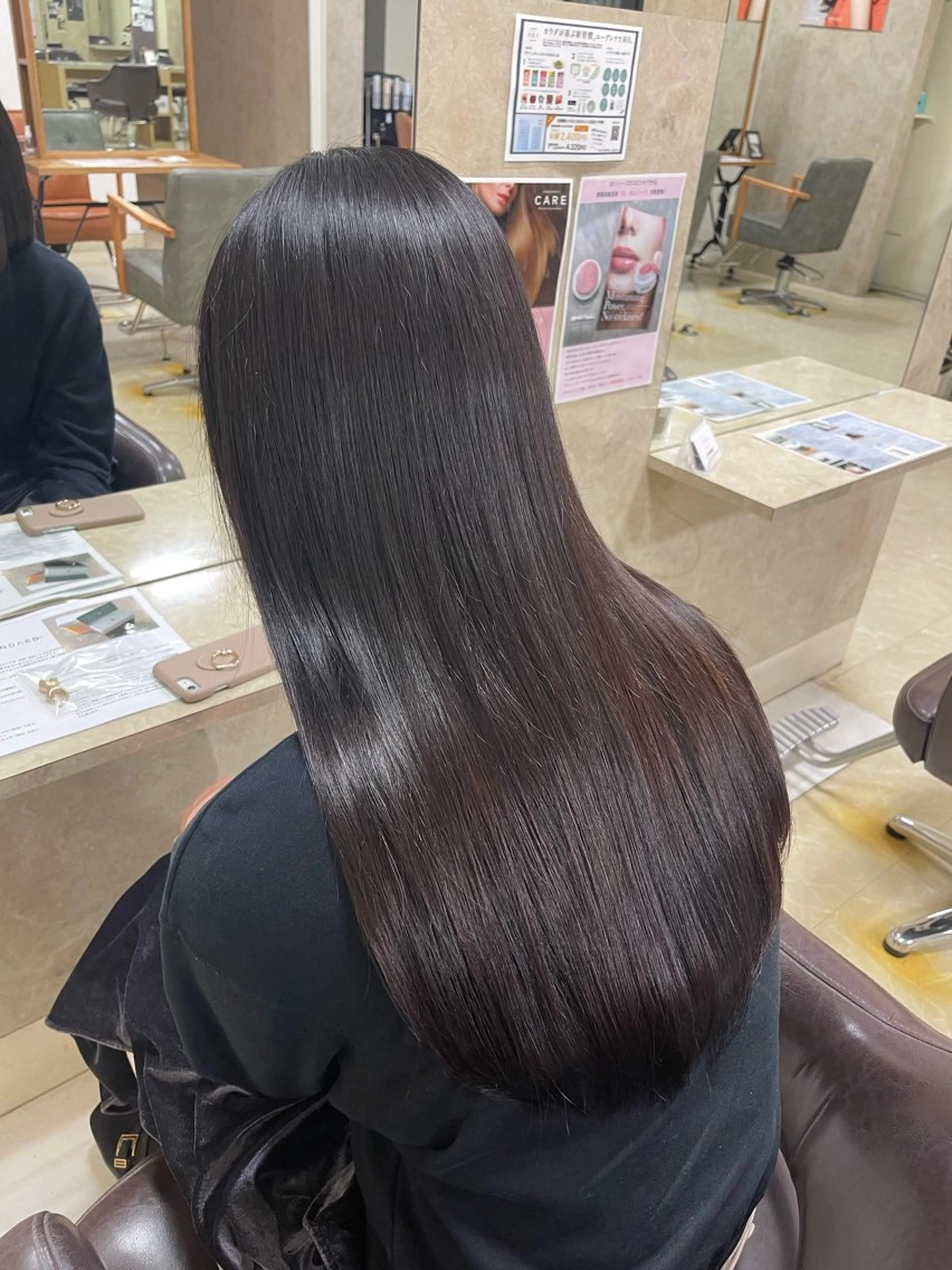 ロング 縮毛矯正 CARE SHINSAIBASHI所属・はやと 【心斎橋美髪職人】のヘアスタイル
