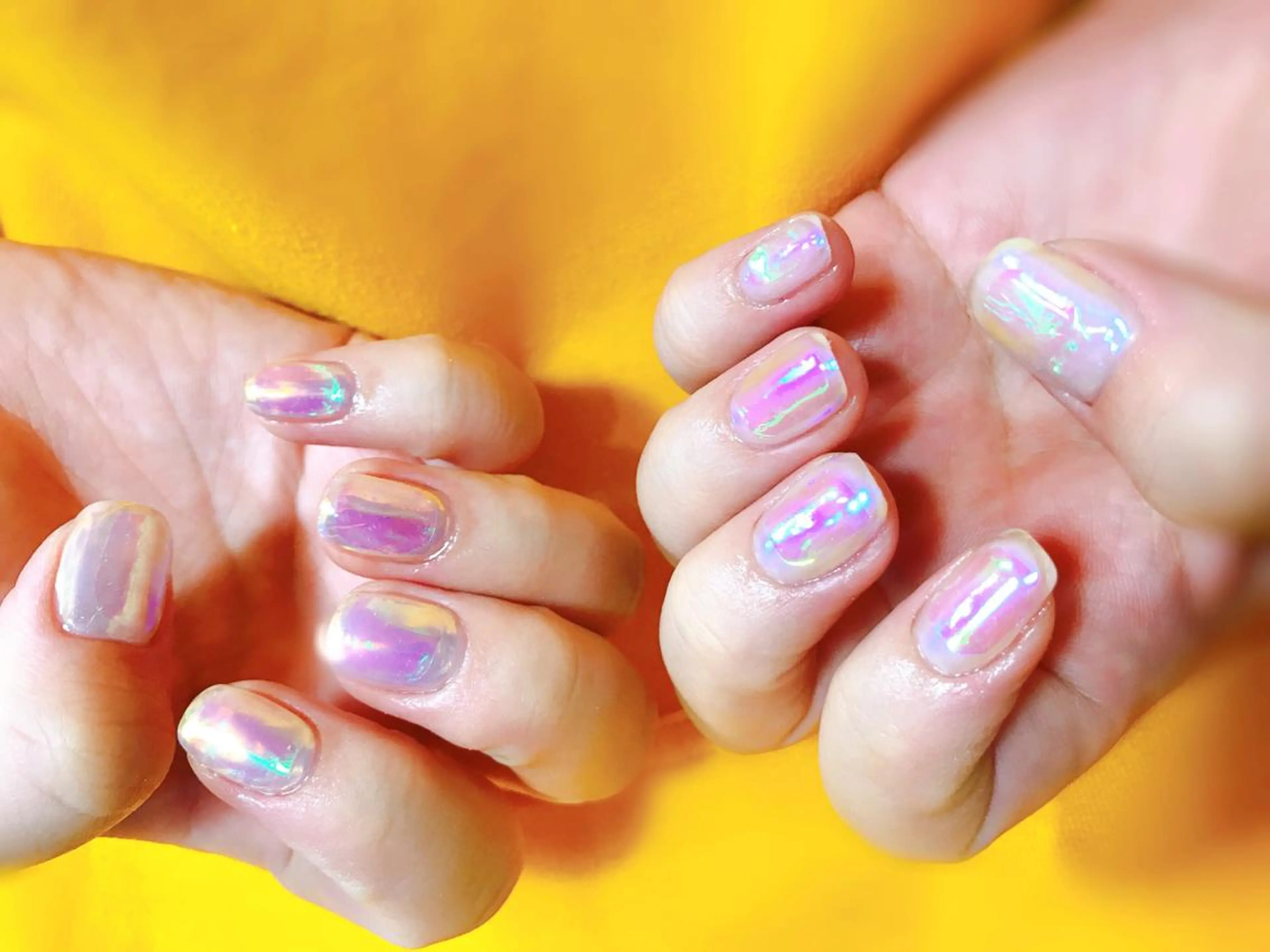 ネイル 氷ネイル・うるうるネイル emu nail所属・平井 彩香のネイルデザイン