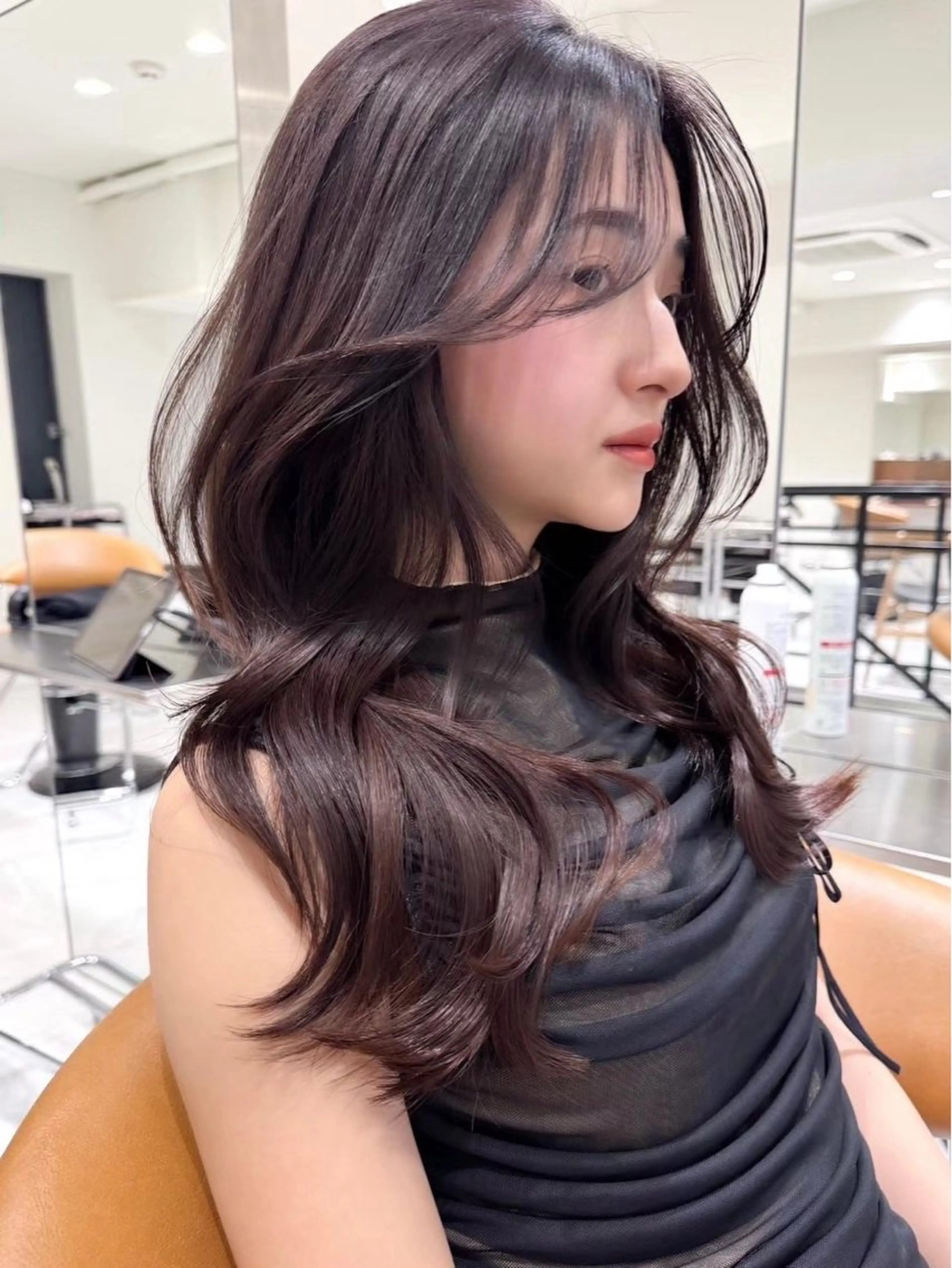 ロング カラー ✨レイヤーカット/透 名感カラー特化✨のヘアスタイル